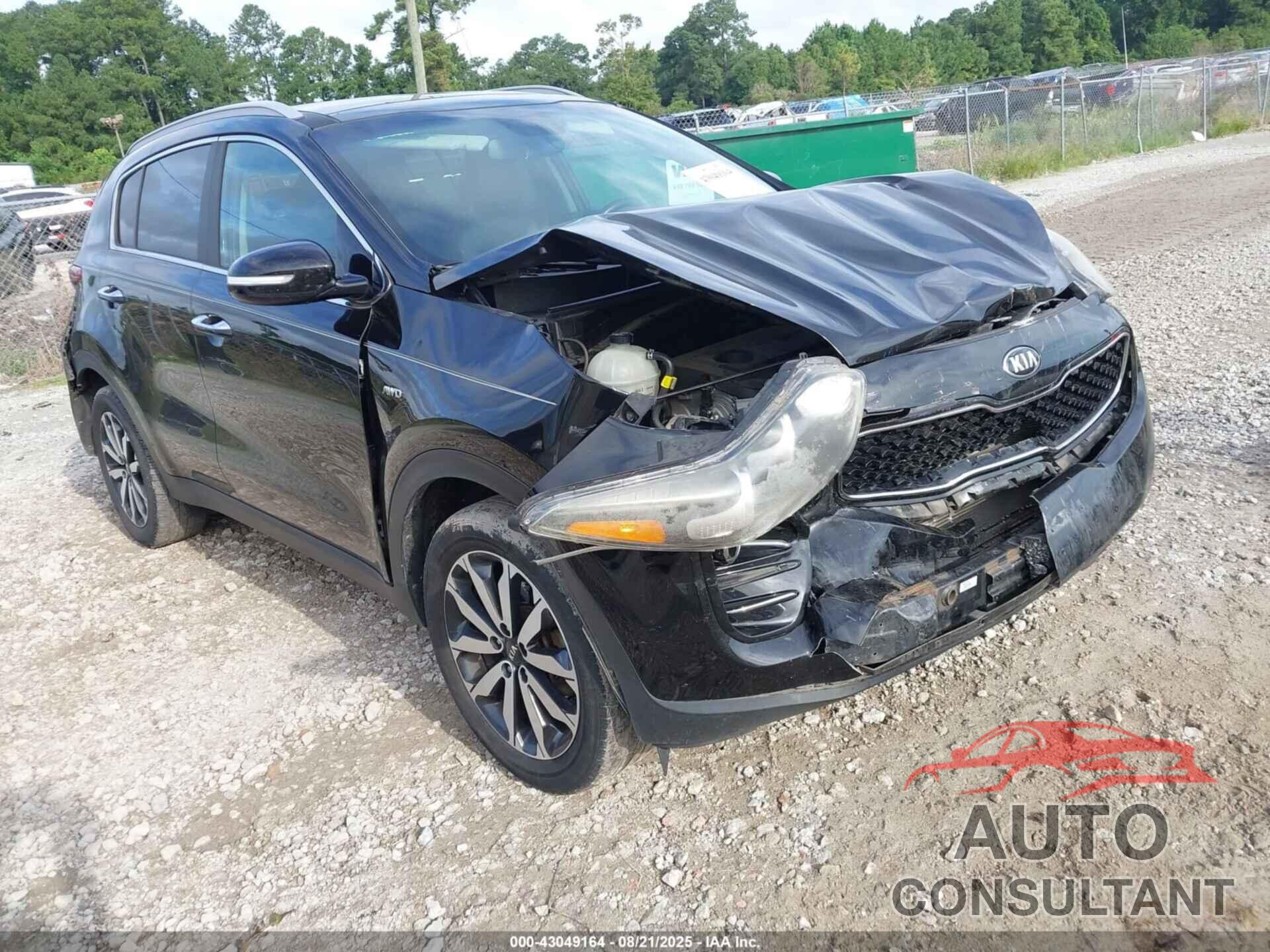 KIA SPORTAGE 2017 - KNDPNCAC2H7056356