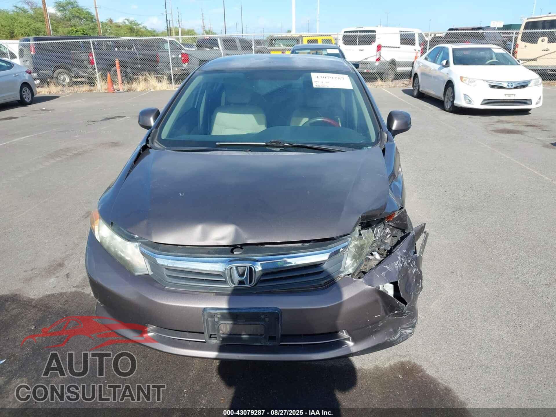 HONDA CIVIC 2012 - 2HGFB2F57CH559372