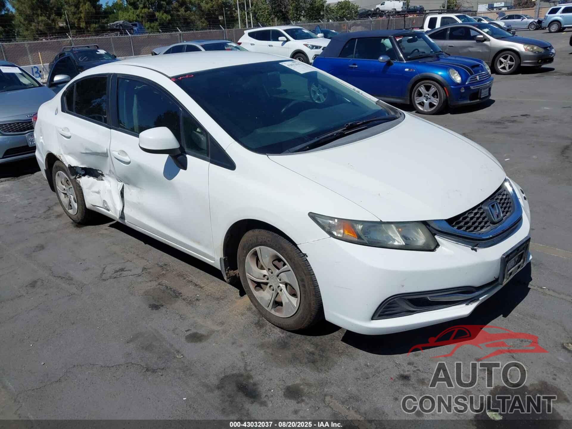 HONDA CIVIC 2013 - 19XFB2F57DE026711