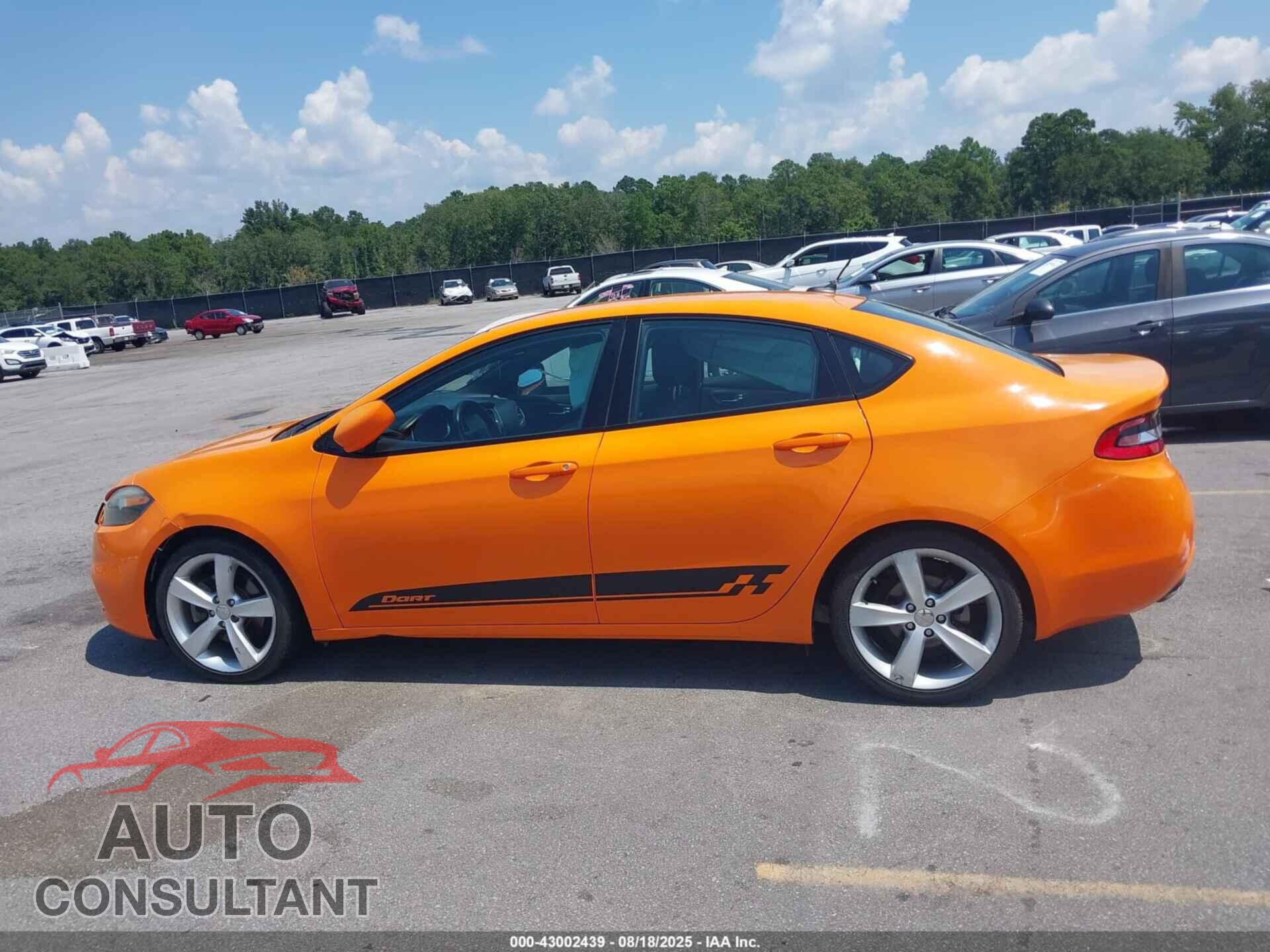 DODGE DART 2014 - 1C3CDFBB2ED825416