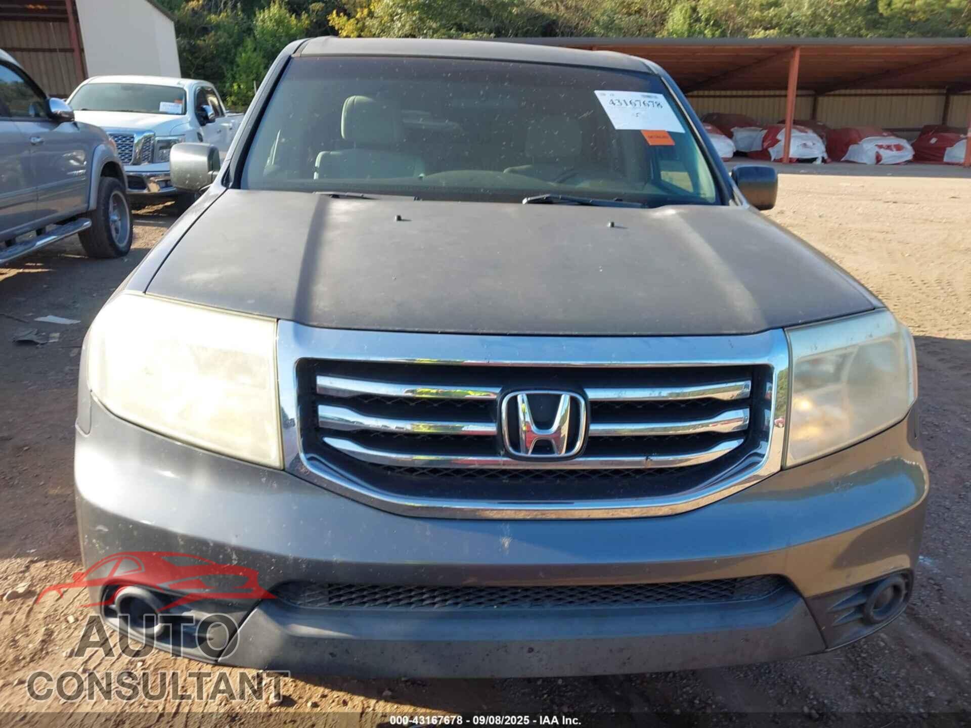 HONDA PILOT 2012 - 5FNYF3H20CB032946