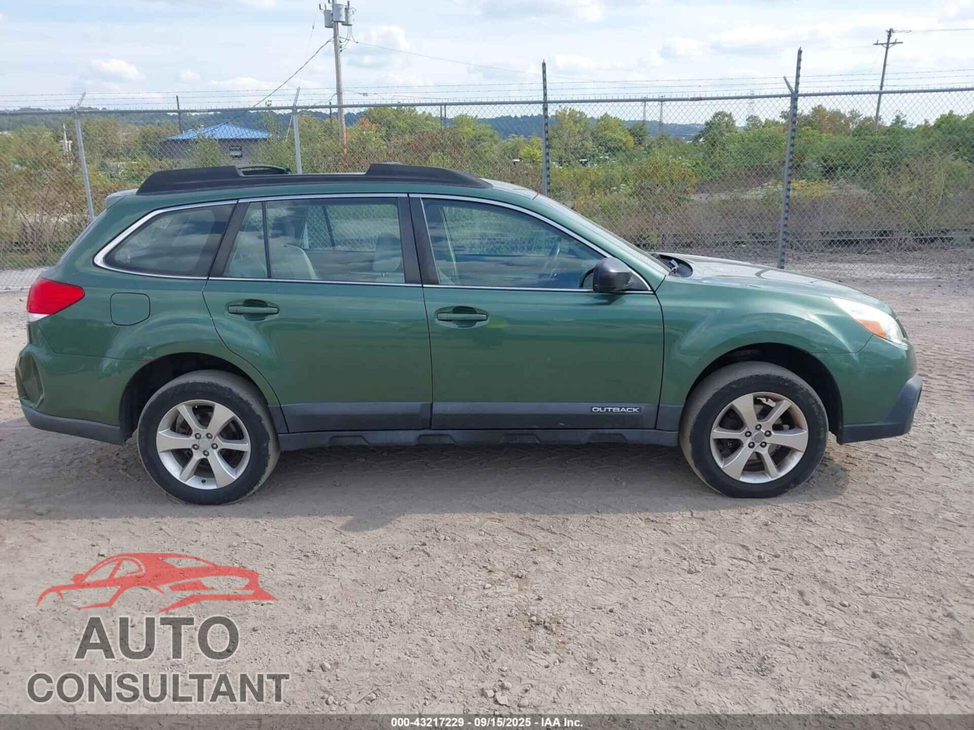 SUBARU OUTBACK 2014 - 4S4BRBAC4E3223789