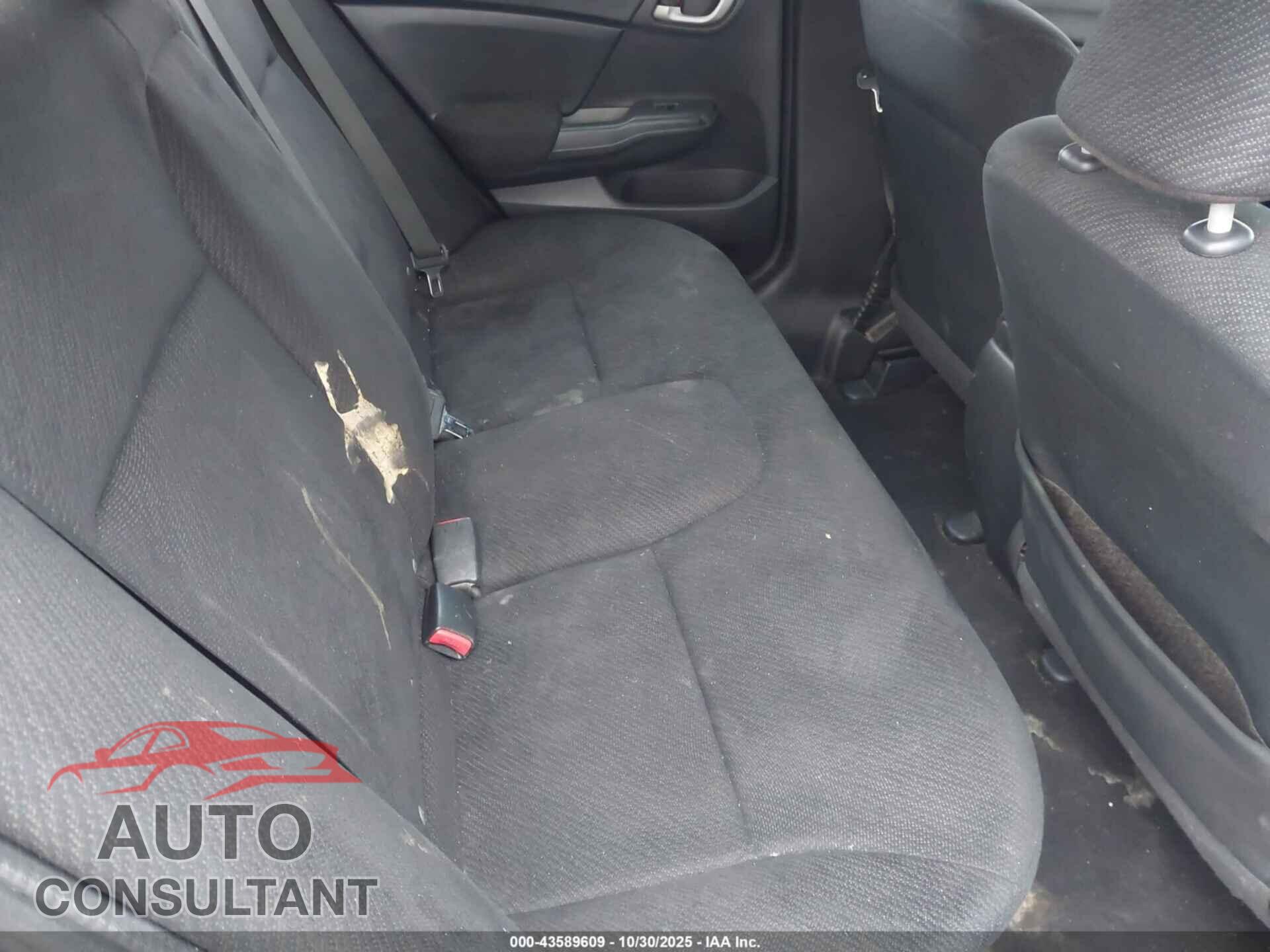 HONDA CIVIC 2013 - 19XFB2F55DE063496
