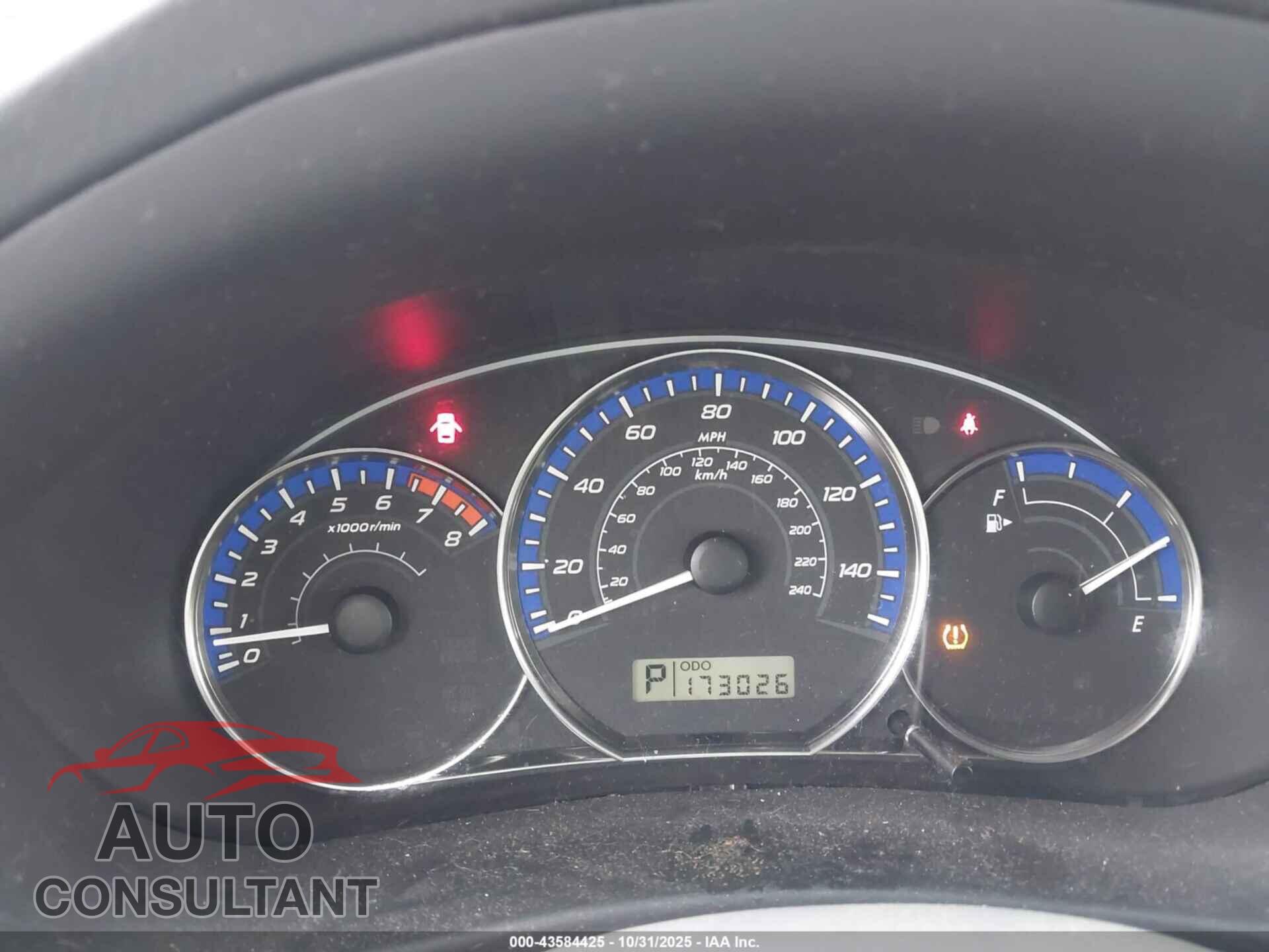 SUBARU FORESTER 2012 - JF2SHABC0CH413607