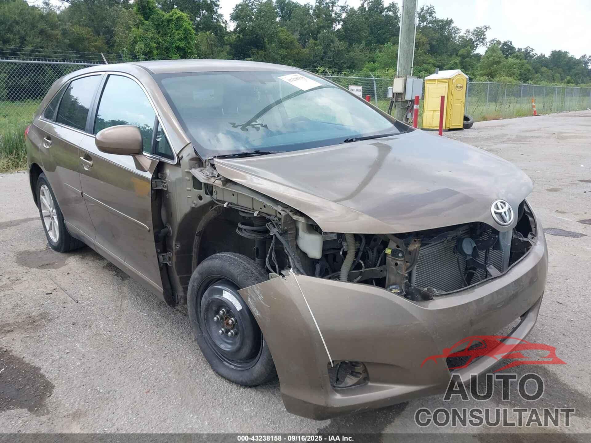 TOYOTA VENZA 2009 - 4T3ZE11A29U005585