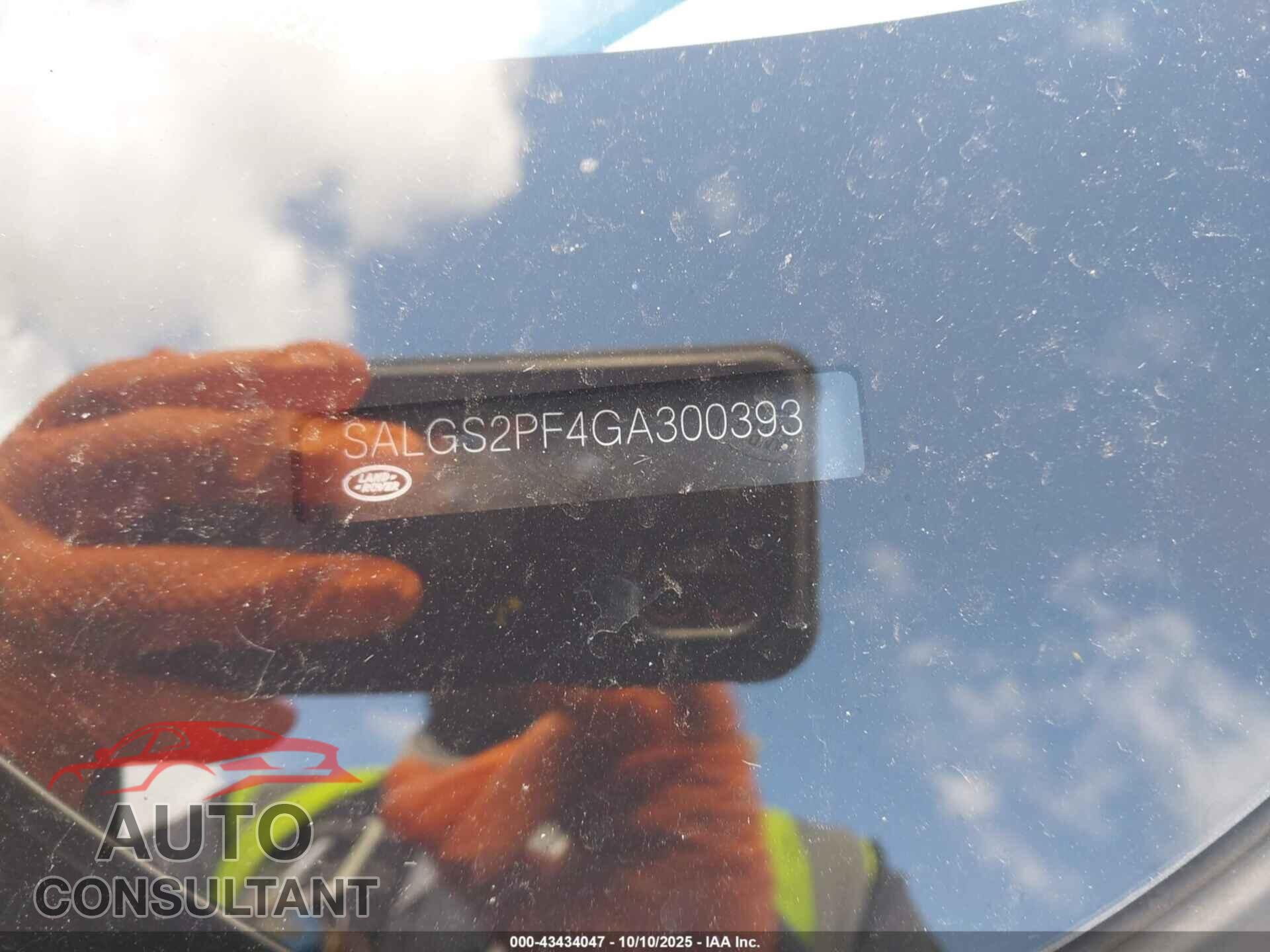 LAND ROVER RANGE ROVER 2016 - SALGS2PF4GA300393
