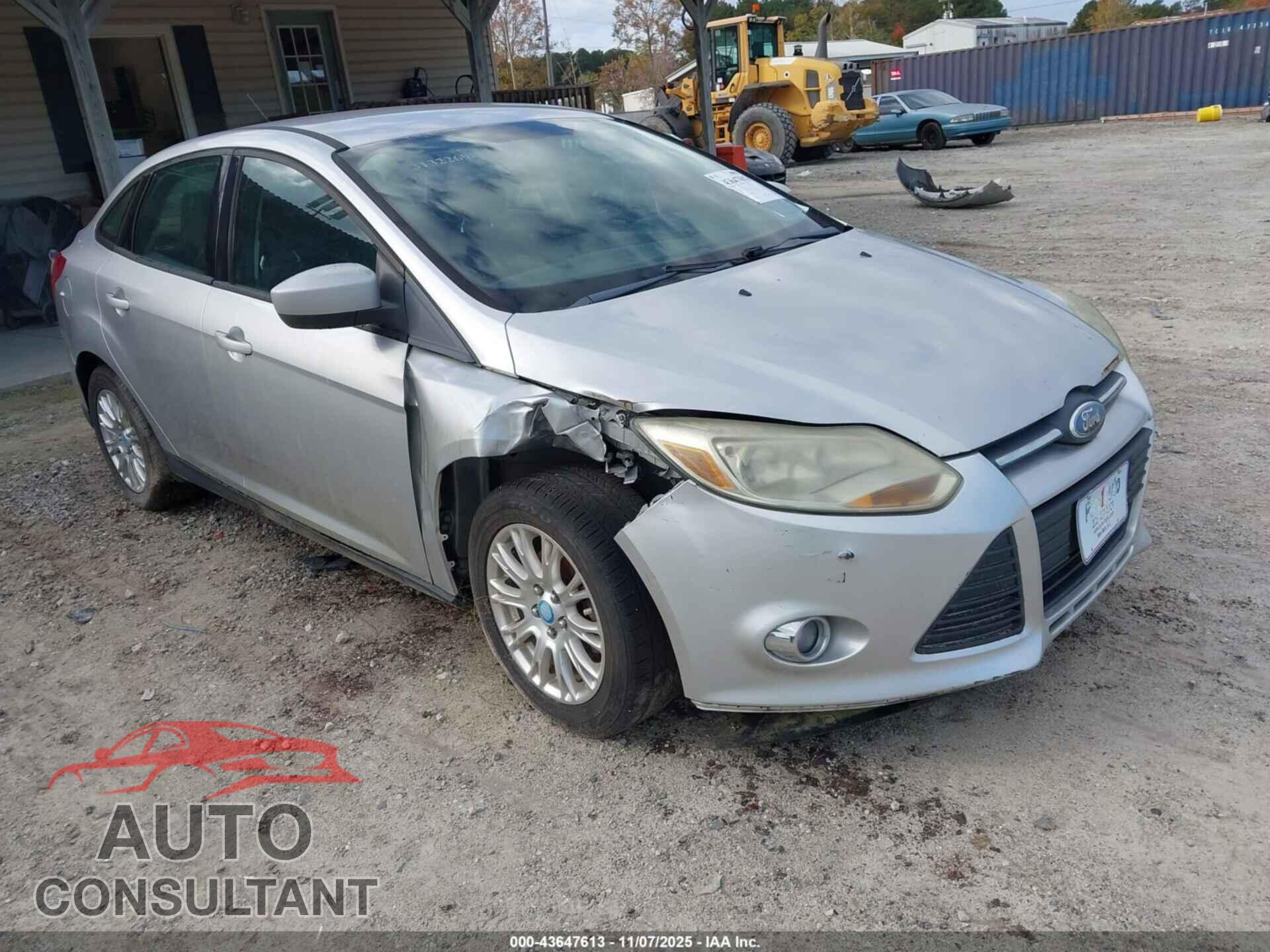 FORD FOCUS 2012 - 1FAHP3F24CL107876