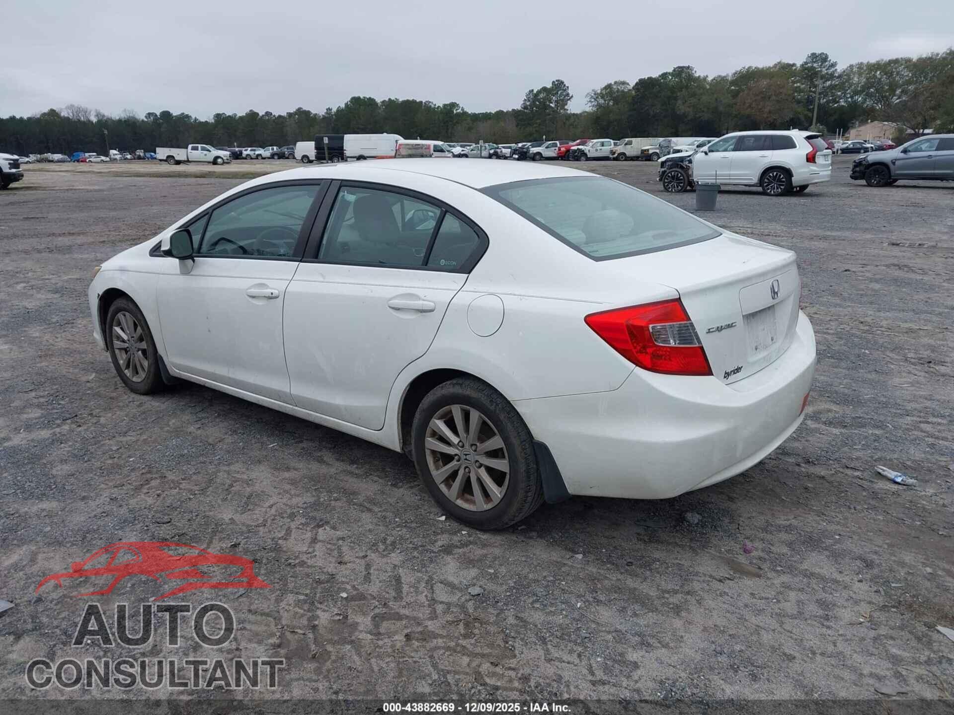 HONDA CIVIC 2012 - 19XFB2F89CE110554