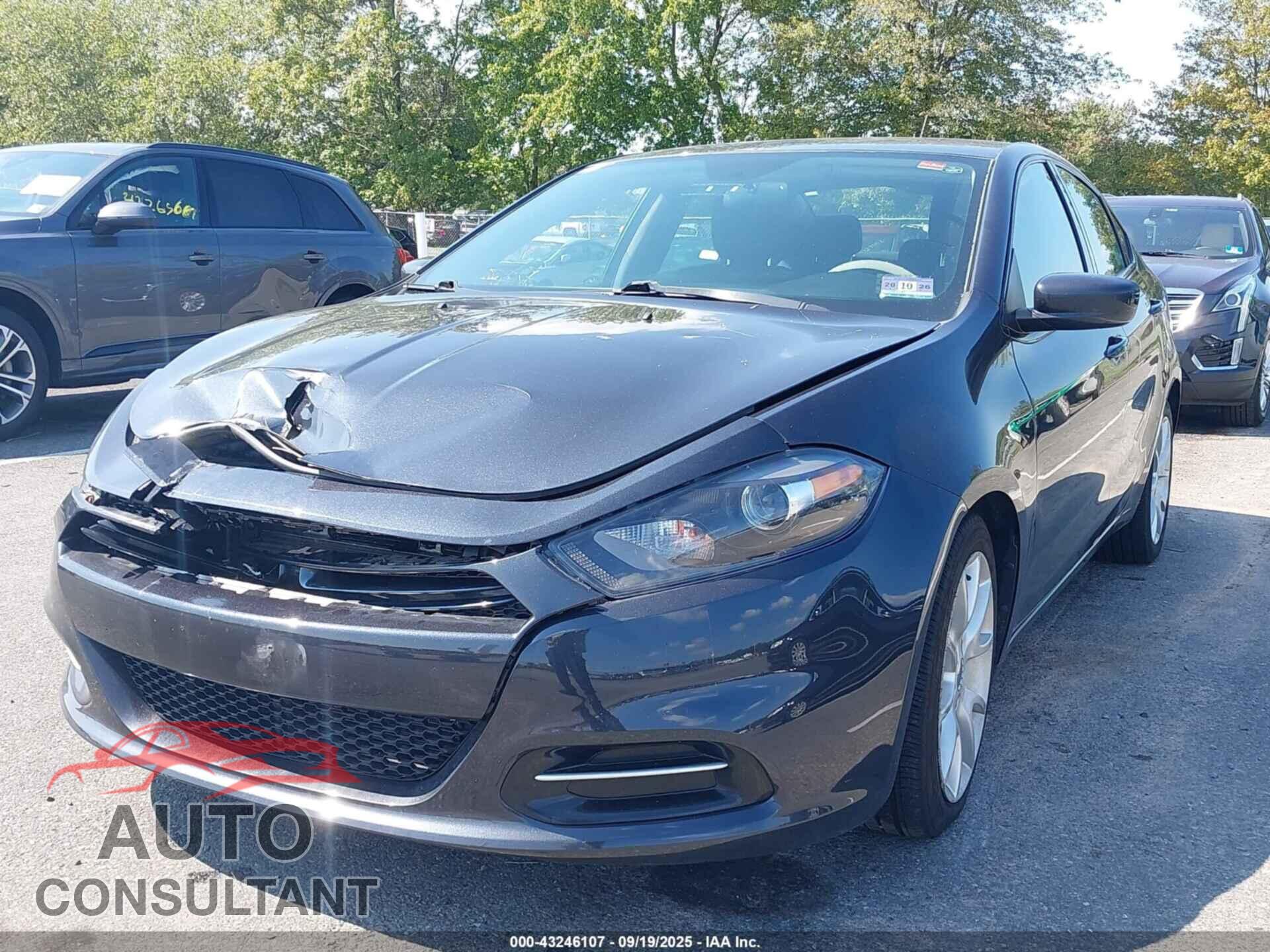 DODGE DART 2013 - 1C3CDFBA5DD302462