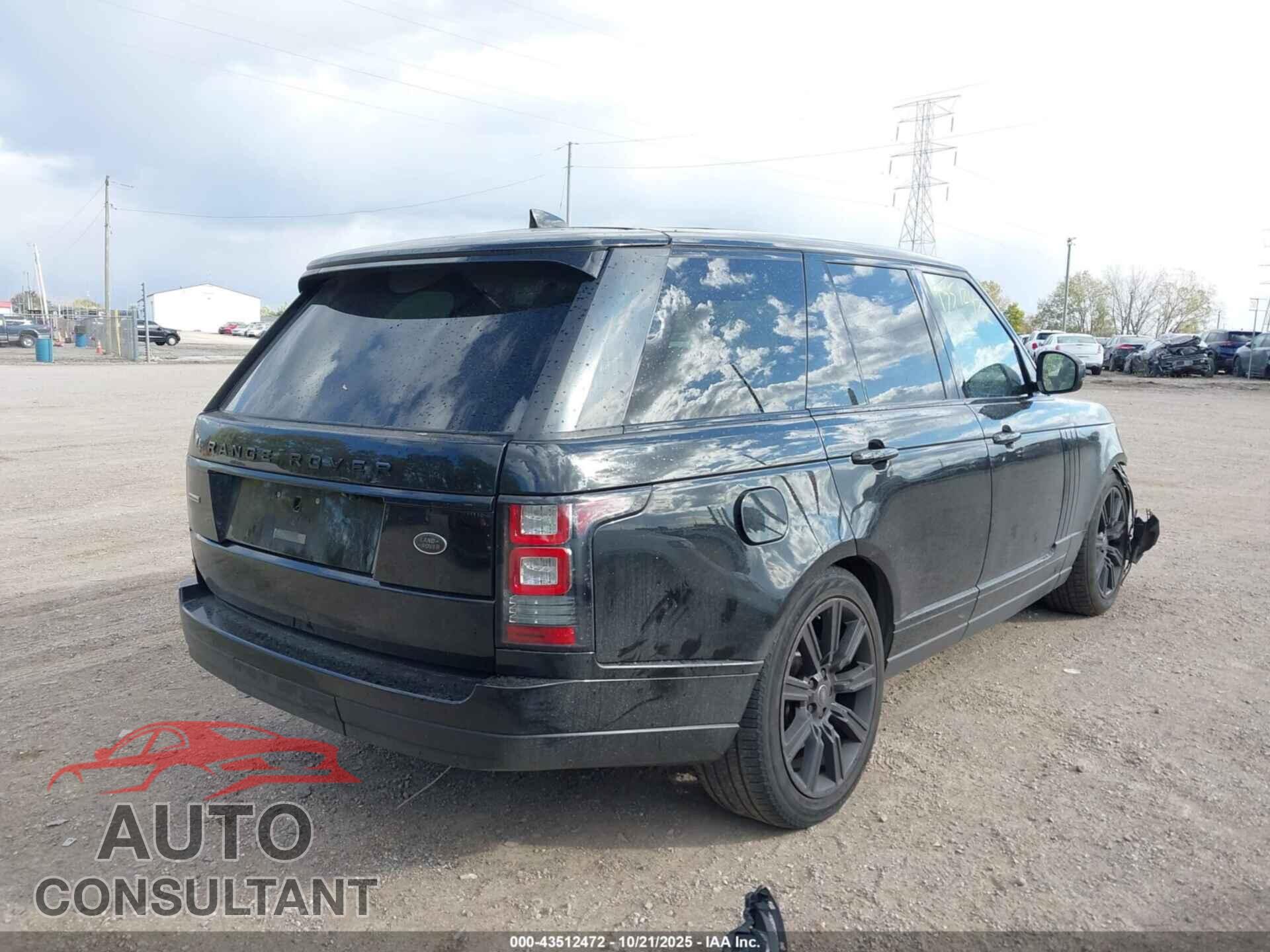 LAND ROVER RANGE ROVER 2017 - SALGS2FE2HA350607
