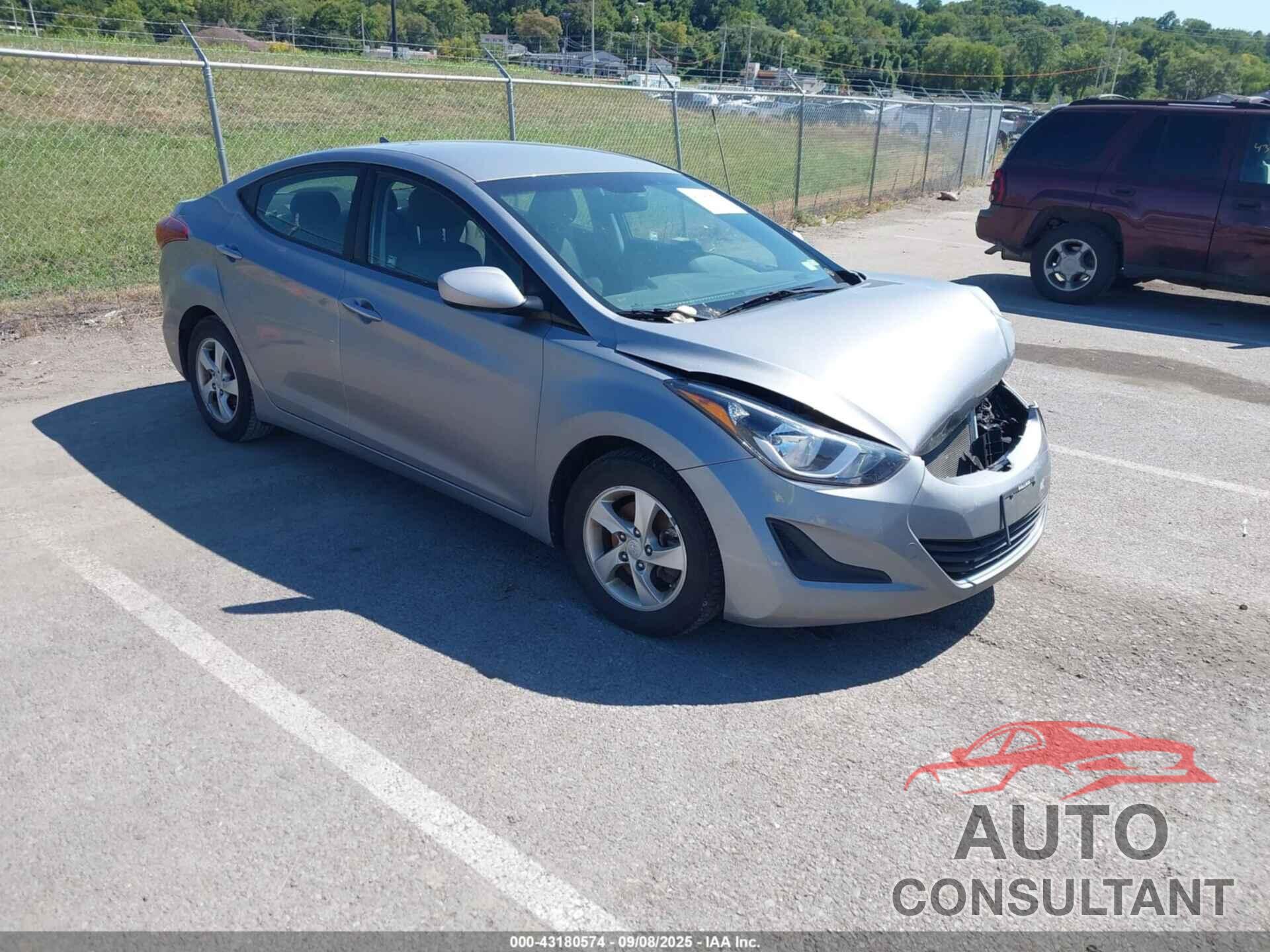 HYUNDAI ELANTRA 2014 - KMHDH4AE1EU064328