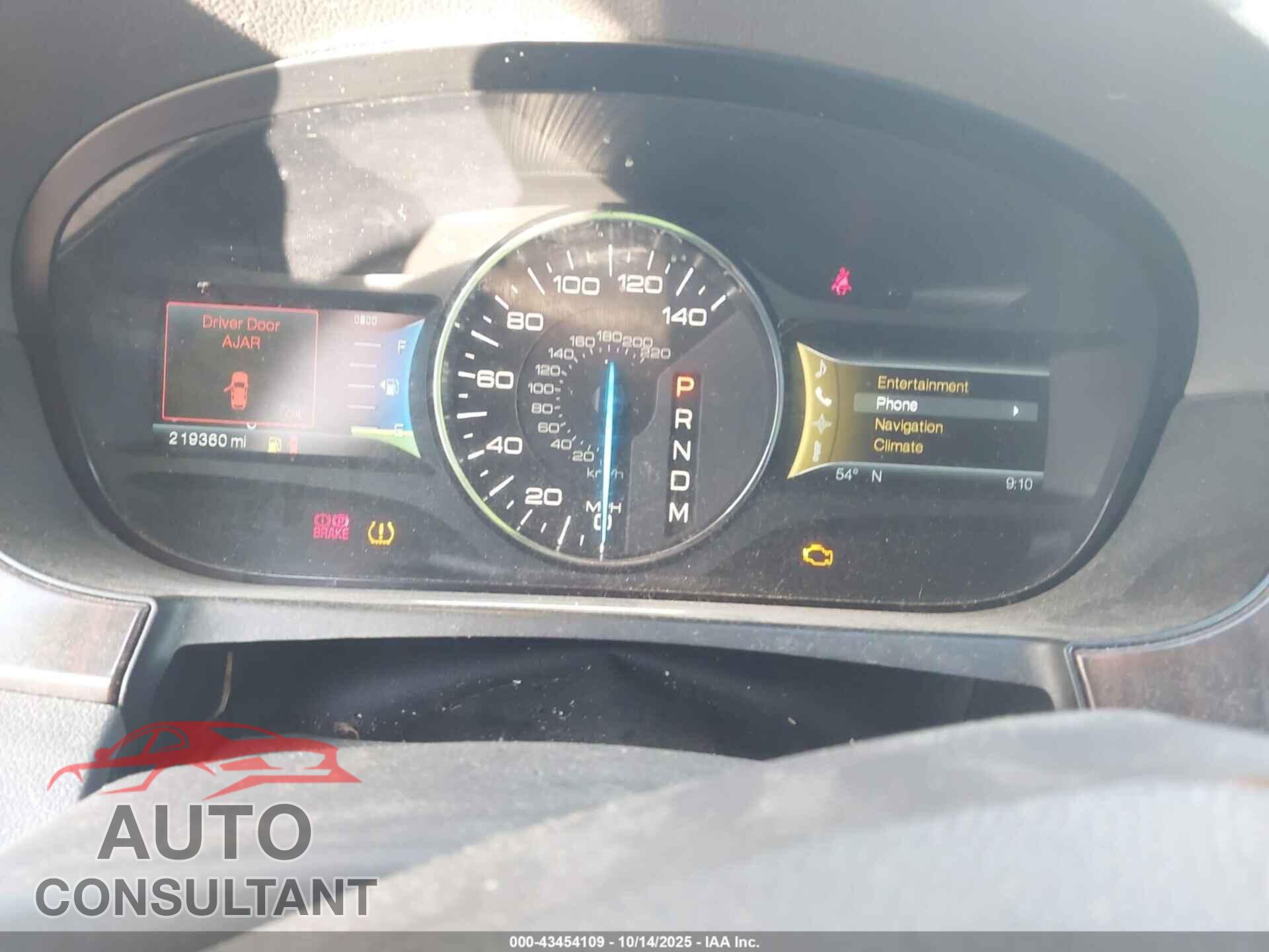 FORD EDGE 2011 - 2FMDK4KC2BBA12044