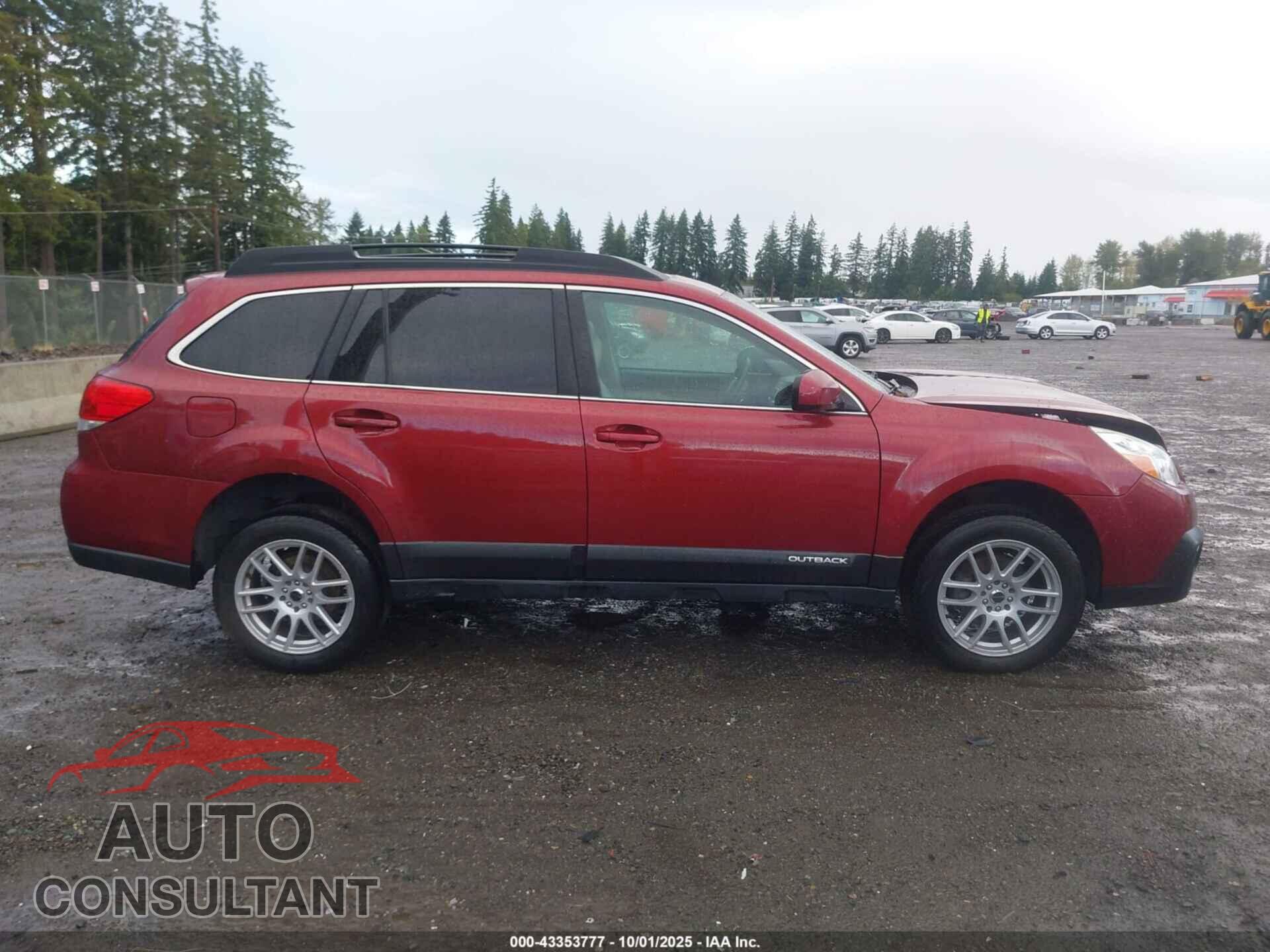SUBARU OUTBACK 2014 - 4S4BRBLC8E3313198