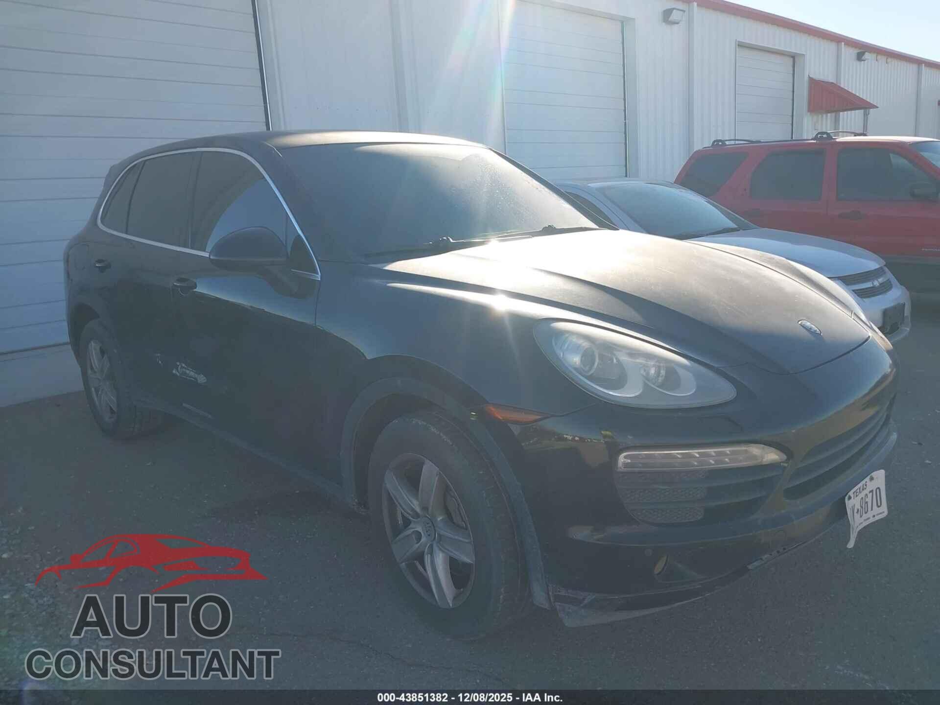 PORSCHE CAYENNE 2012 - WP1AB2A26CLA41700