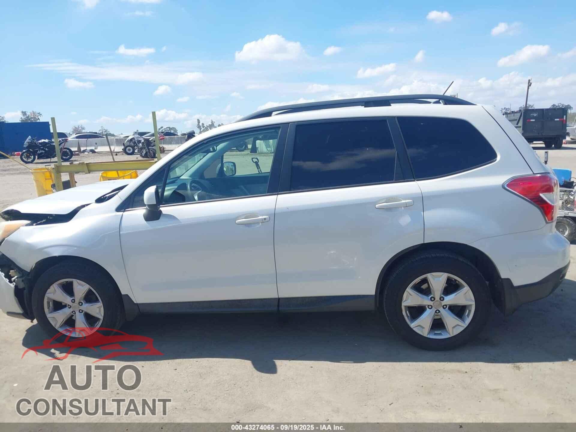 SUBARU FORESTER 2015 - JF2SJADC8FH409729