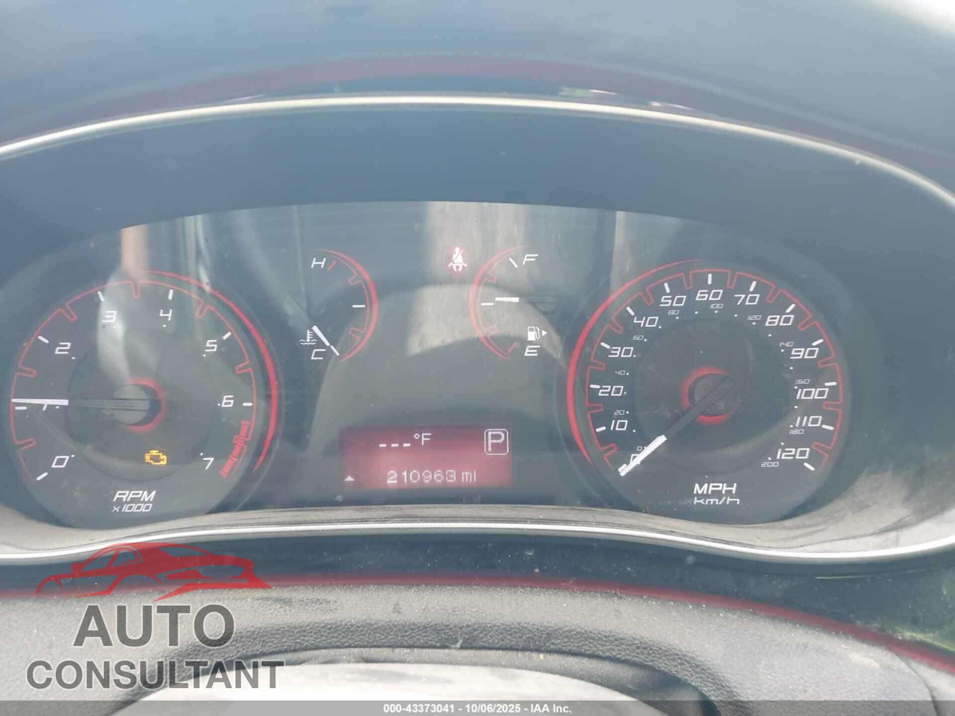 DODGE DART 2016 - 1C3CDFAA3GD736658
