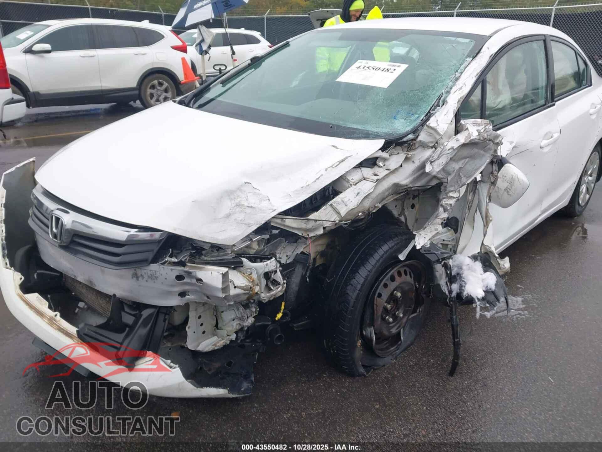 HONDA CIVIC 2012 - 2HGFB2F54CH564237