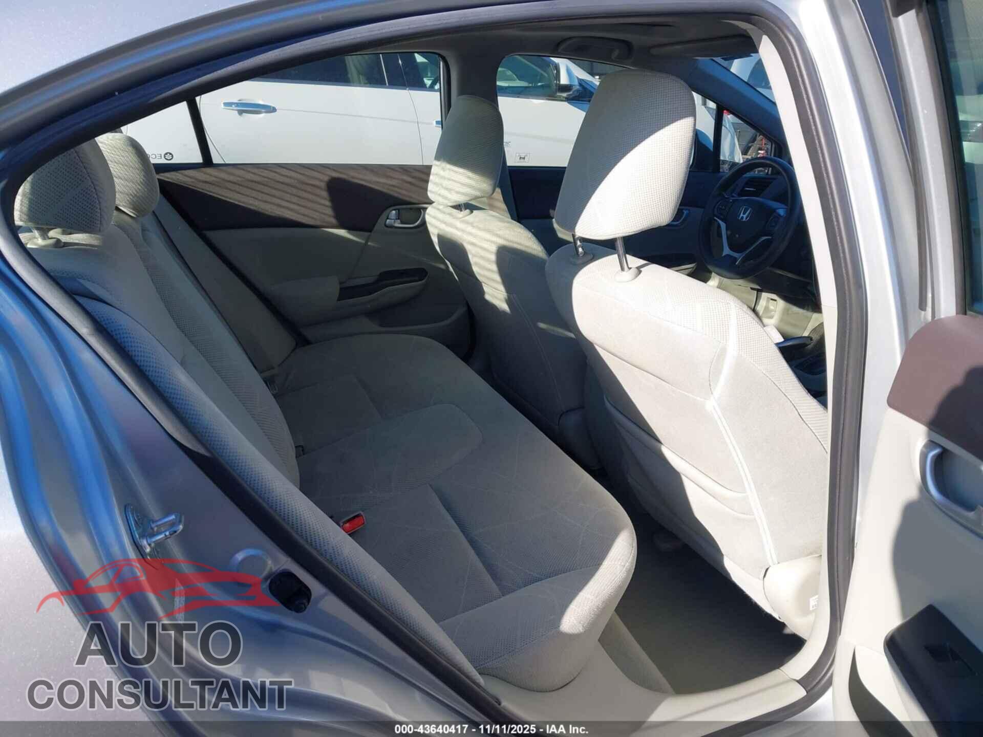 HONDA CIVIC 2012 - JHMFB2F89CS006237
