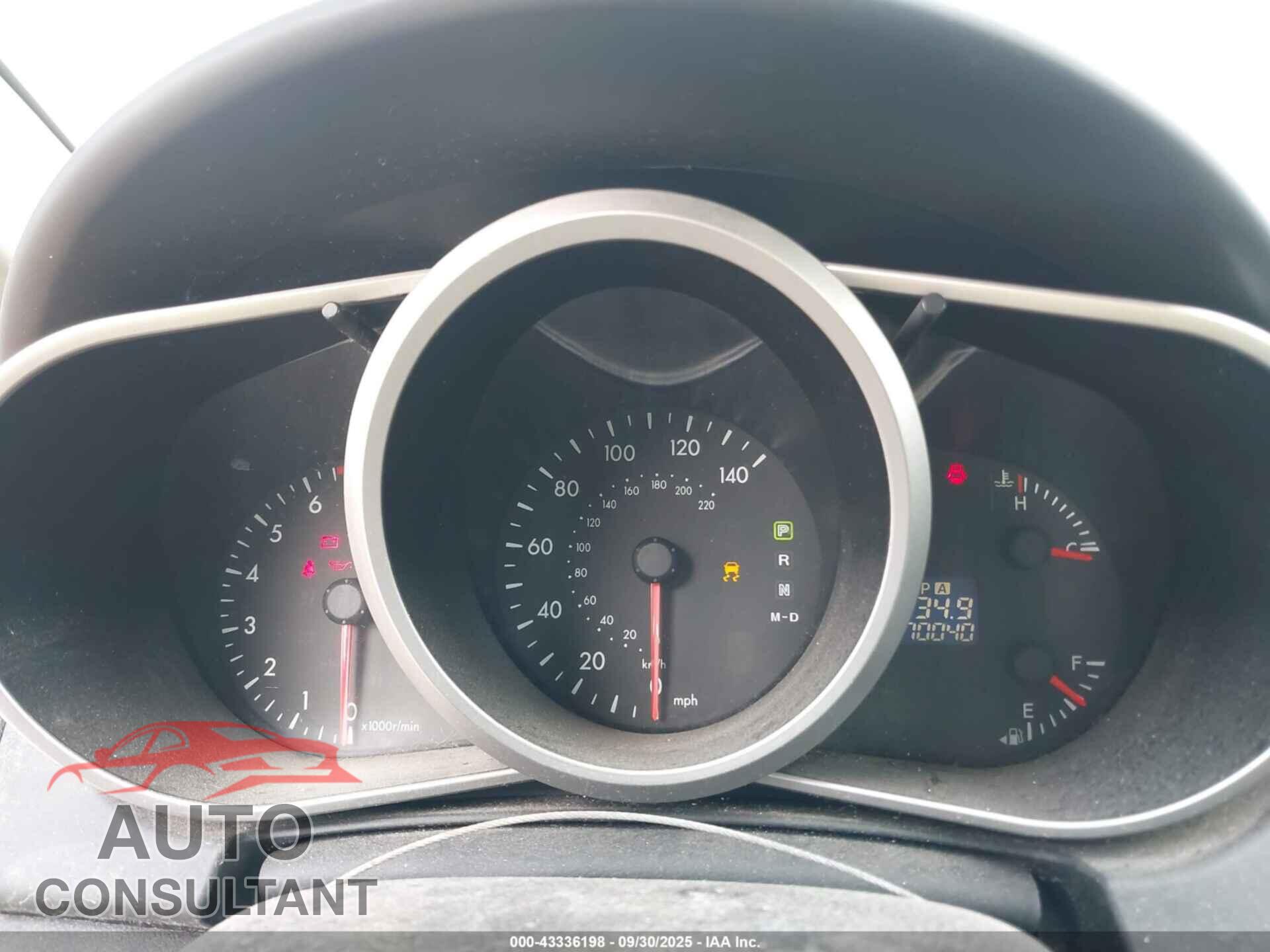 MAZDA CX-7 2011 - JM3ER2A54B0408979