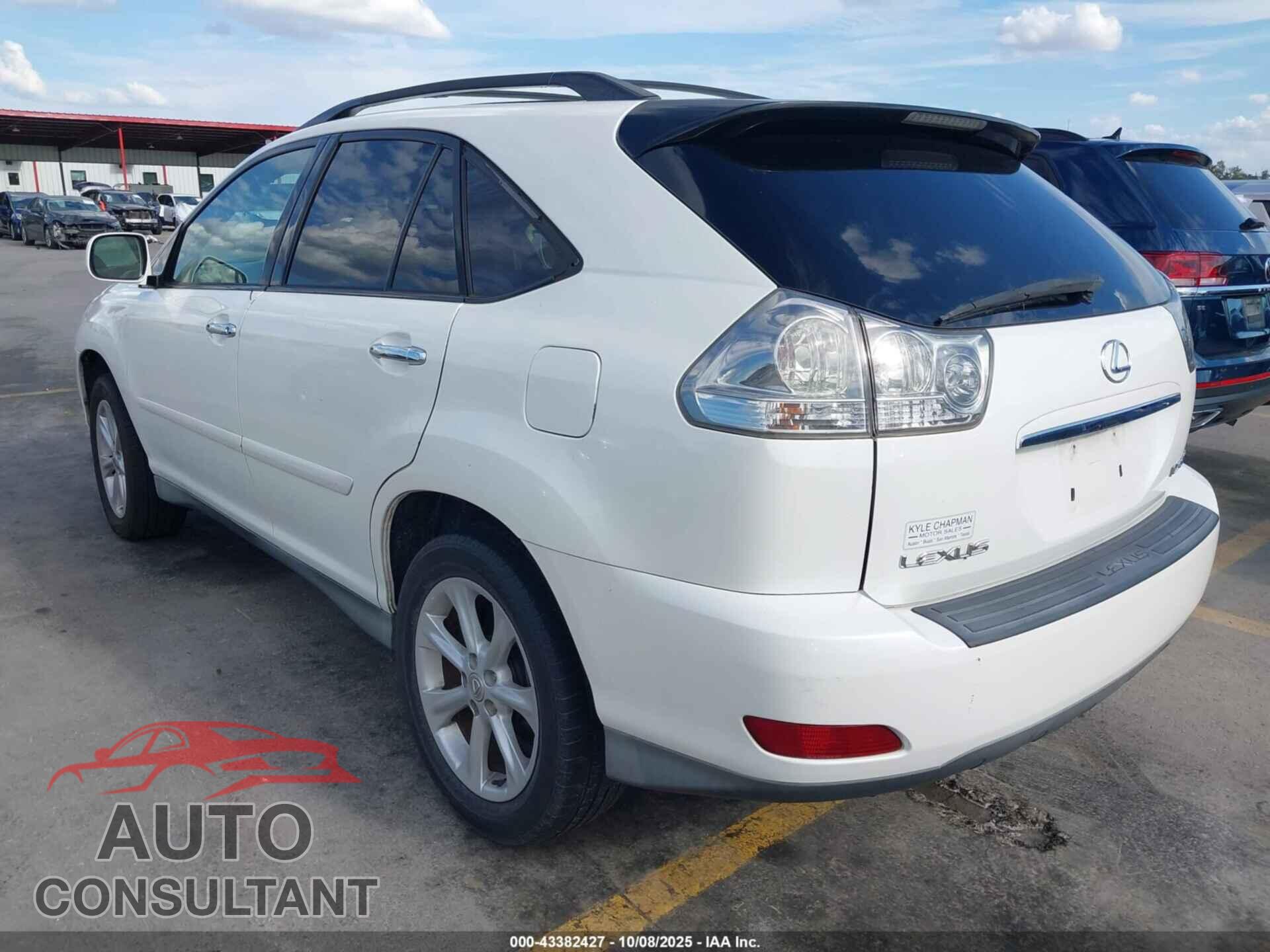 LEXUS RX 350 2009 - 2T2GK31U89C074518