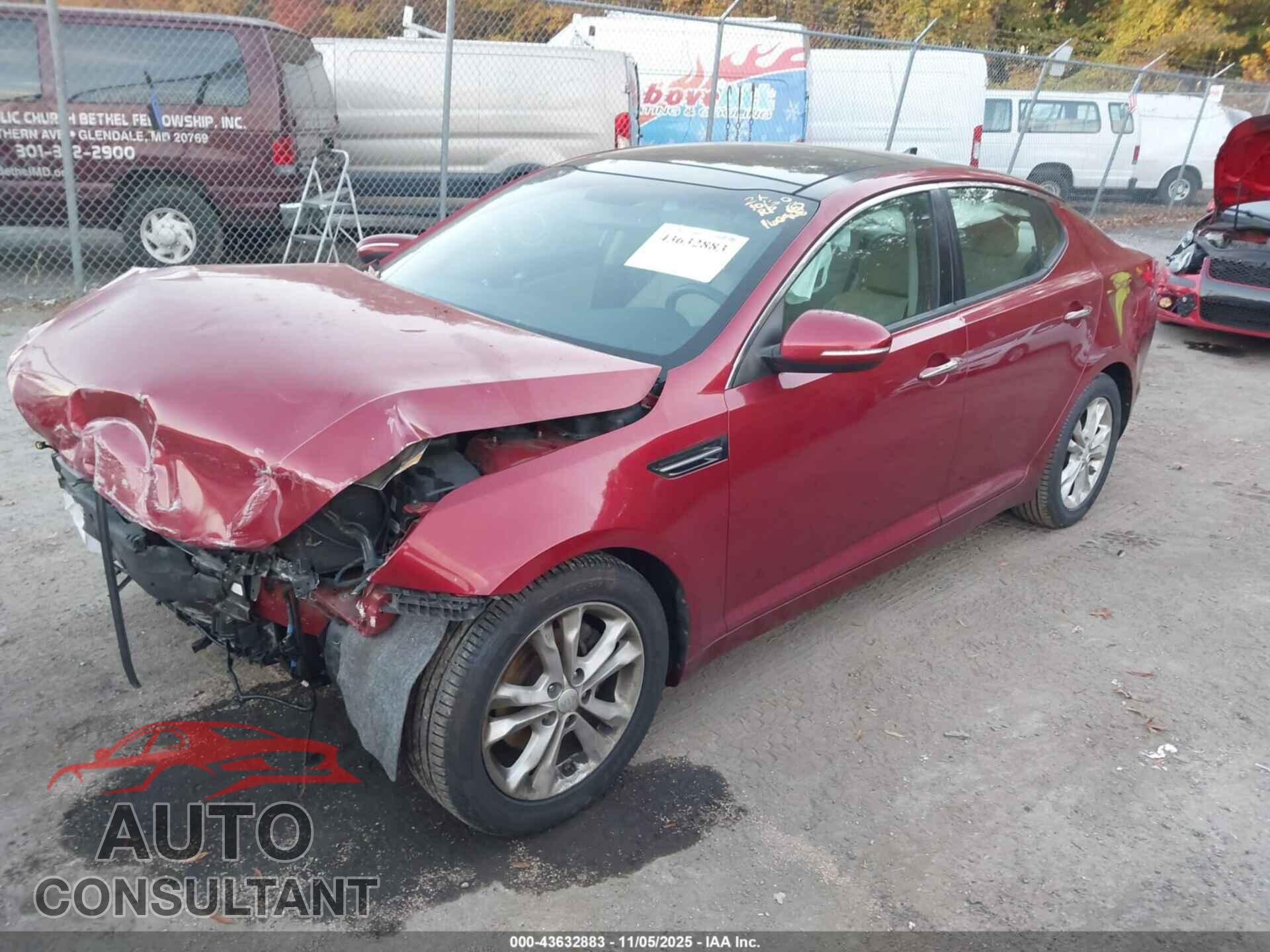 KIA OPTIMA 2013 - 5XXGN4A72DG160968
