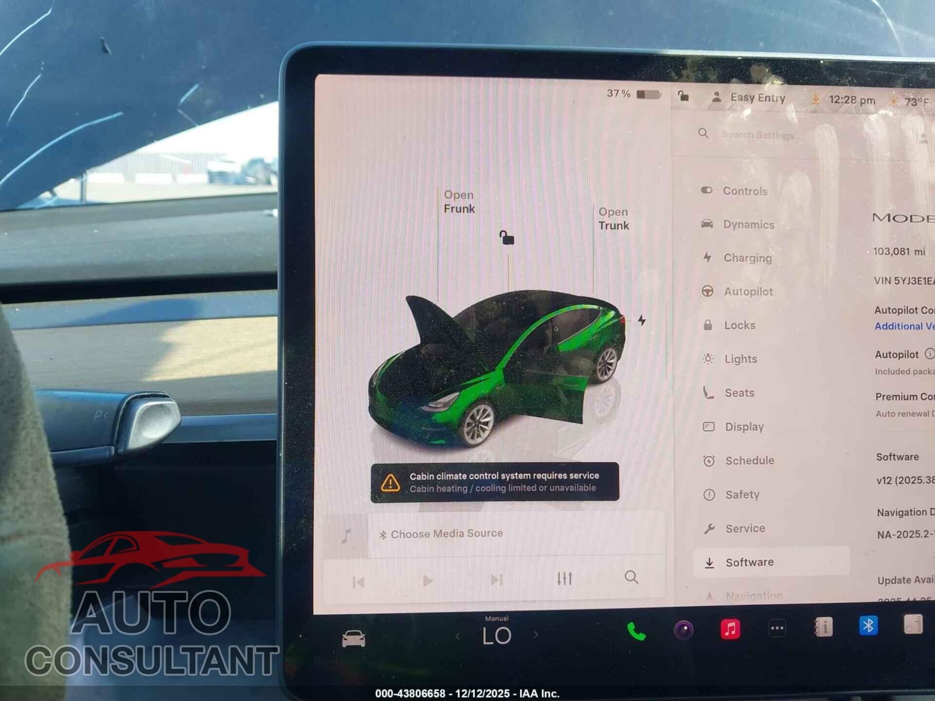 TESLA MODEL 3 2022 - 5YJ3E1EA4NF186754