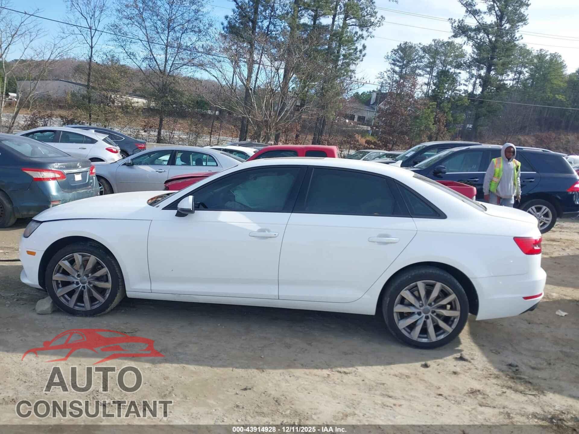 AUDI A4 2017 - WAUGMAF43HA146110