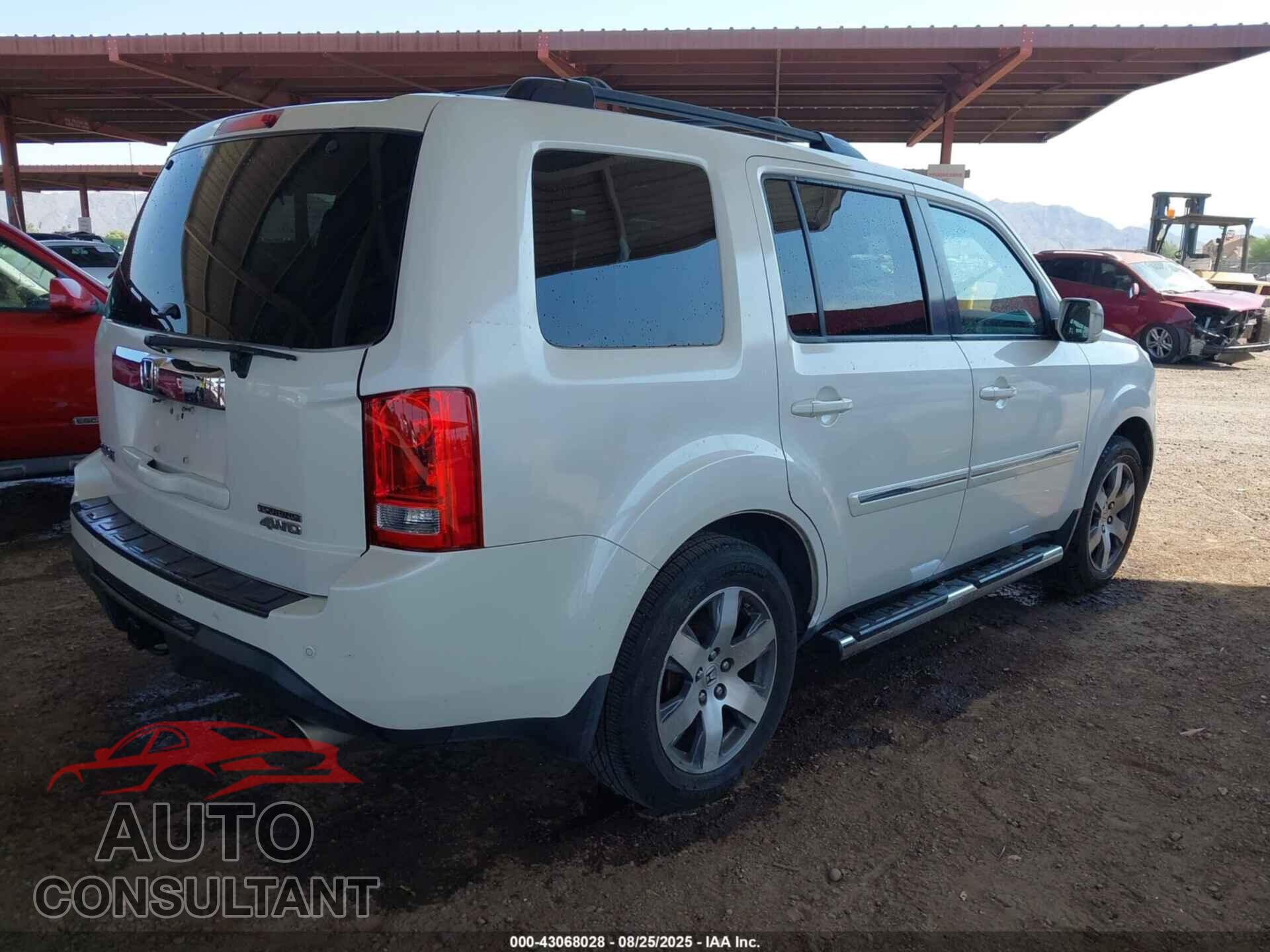HONDA PILOT 2013 - 5FNYF4H92DB067850