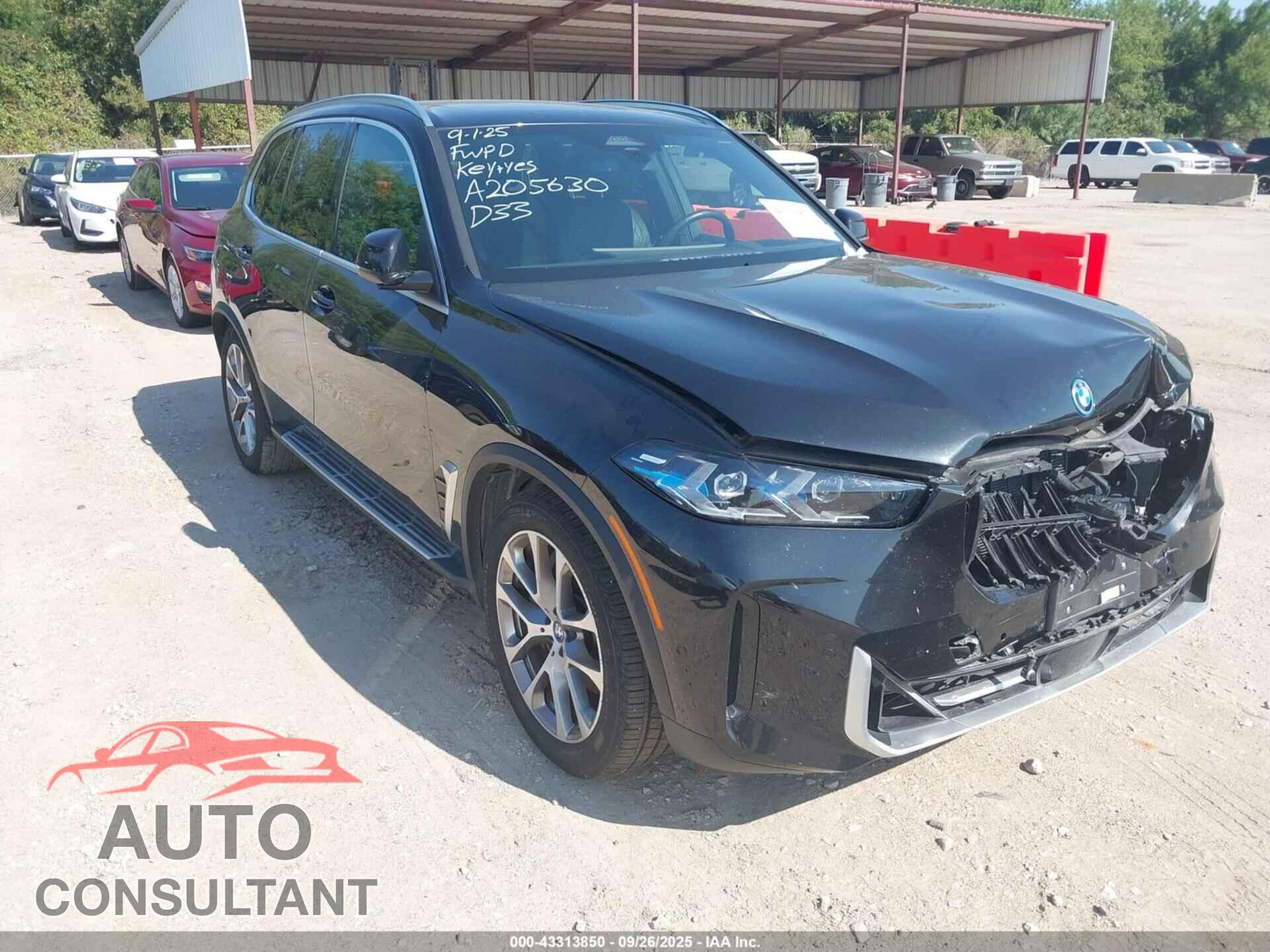 BMW X5 PHEV 2025 - 5UX43EU01S9Y37918