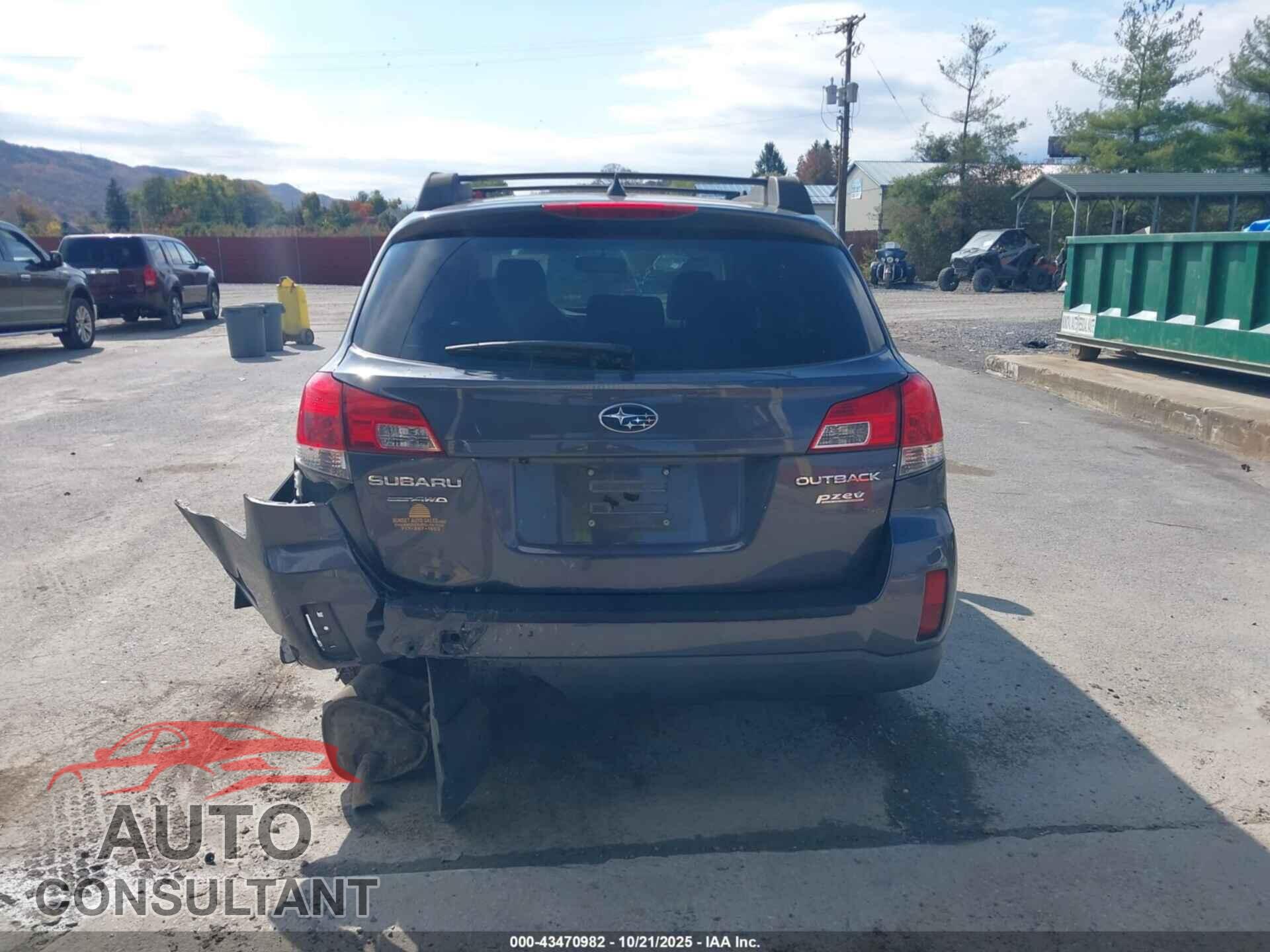 SUBARU OUTBACK 2014 - 4S4BRBLC5E3235852