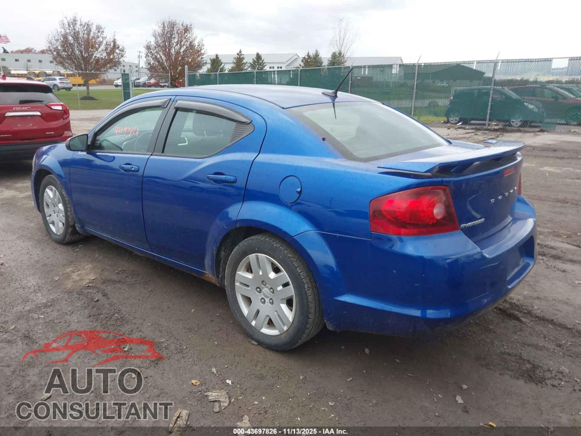 DODGE AVENGER 2013 - 1C3CDZABXDN731005