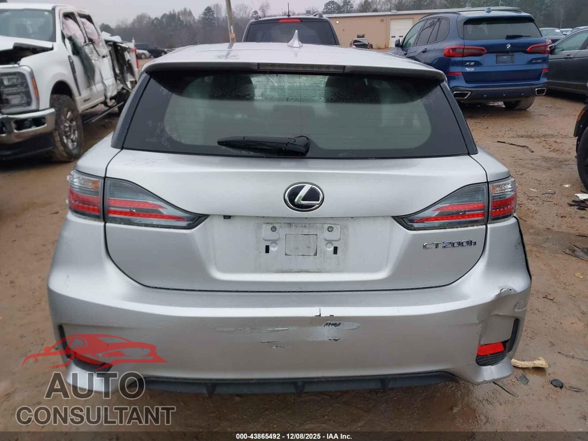 LEXUS CT 200H 2016 - JTHKD5BH0G2261073