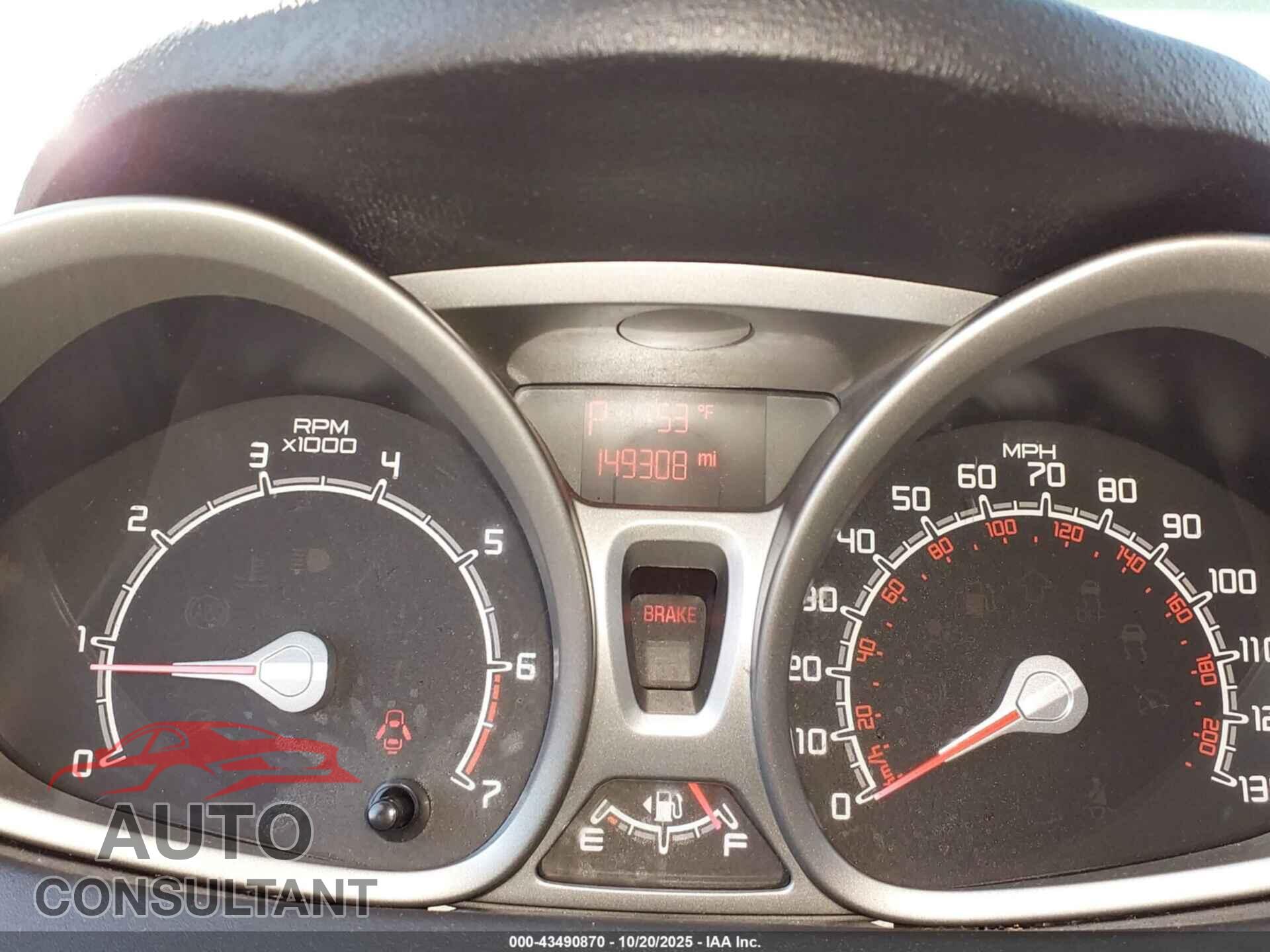 FORD FIESTA 2012 - 3FADP4EJ3CM176313