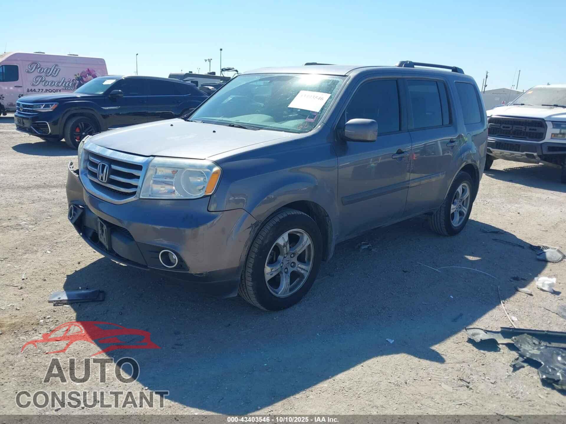 HONDA PILOT 2014 - 5FNYF3H72EB015354