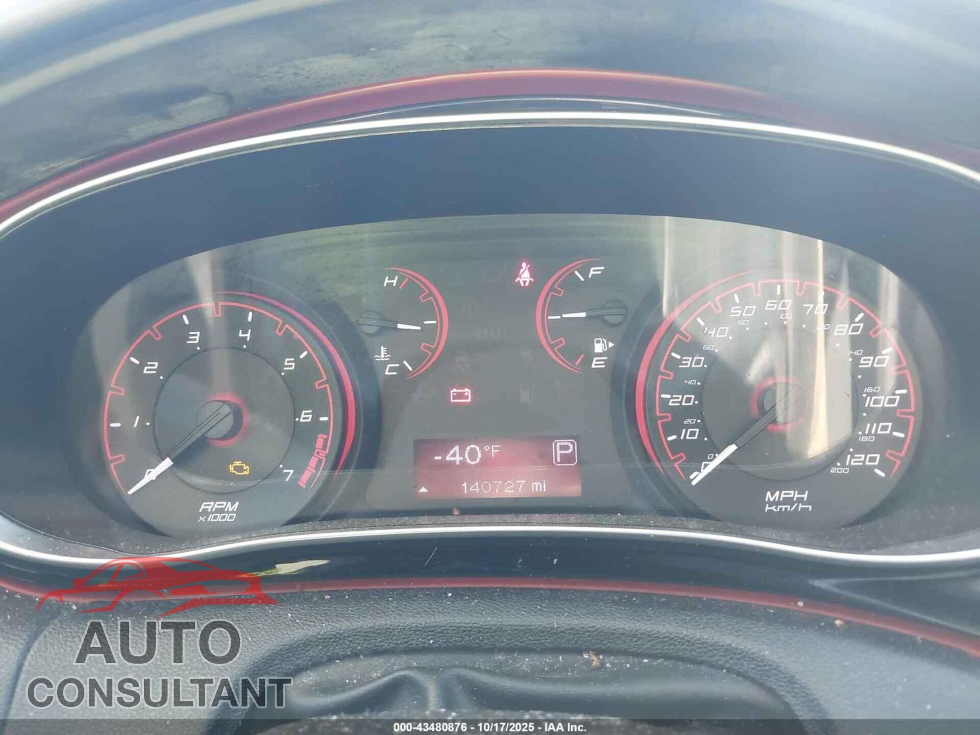 DODGE DART 2015 - 1C3CDFBB9FD275519