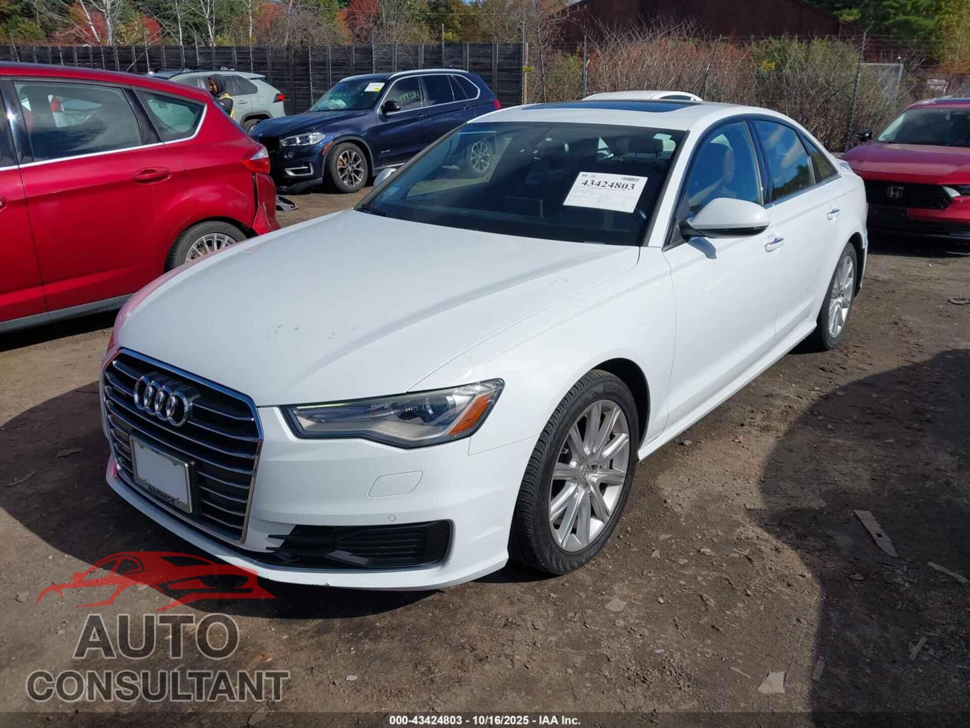 AUDI A6 2016 - WAUGFAFC3GN087388