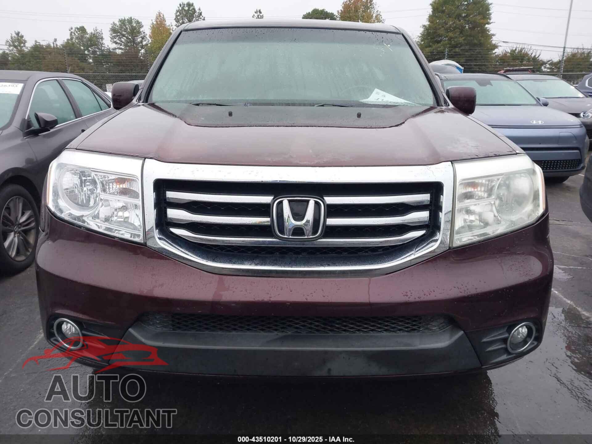 HONDA PILOT 2012 - 5FNYF3H52CB035874