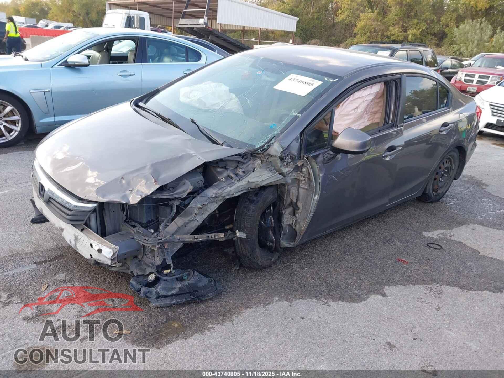 HONDA CIVIC 2012 - 19XFB2F56CE105317
