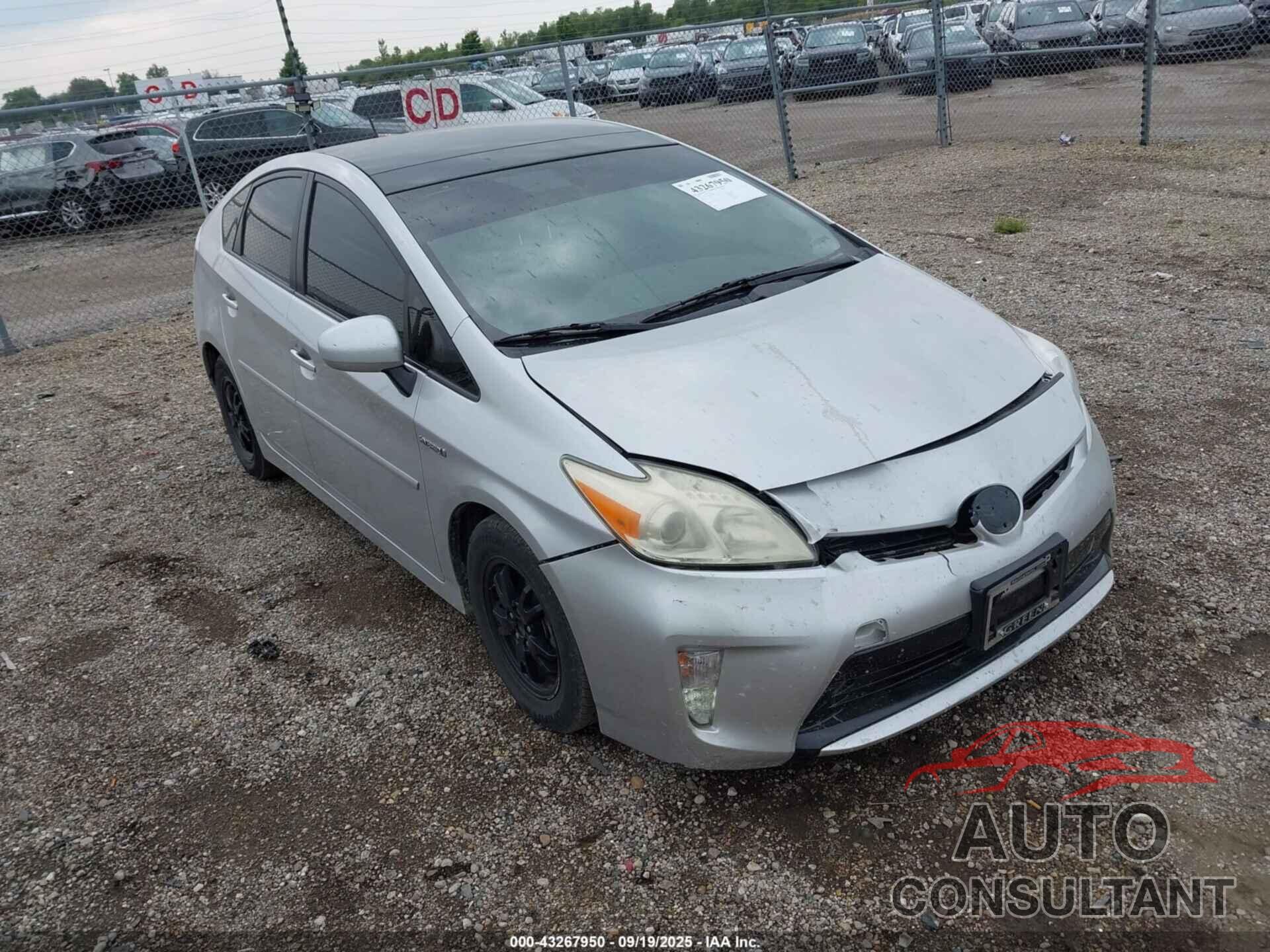 TOYOTA PRIUS 2013 - JTDKN3DU6D5540969