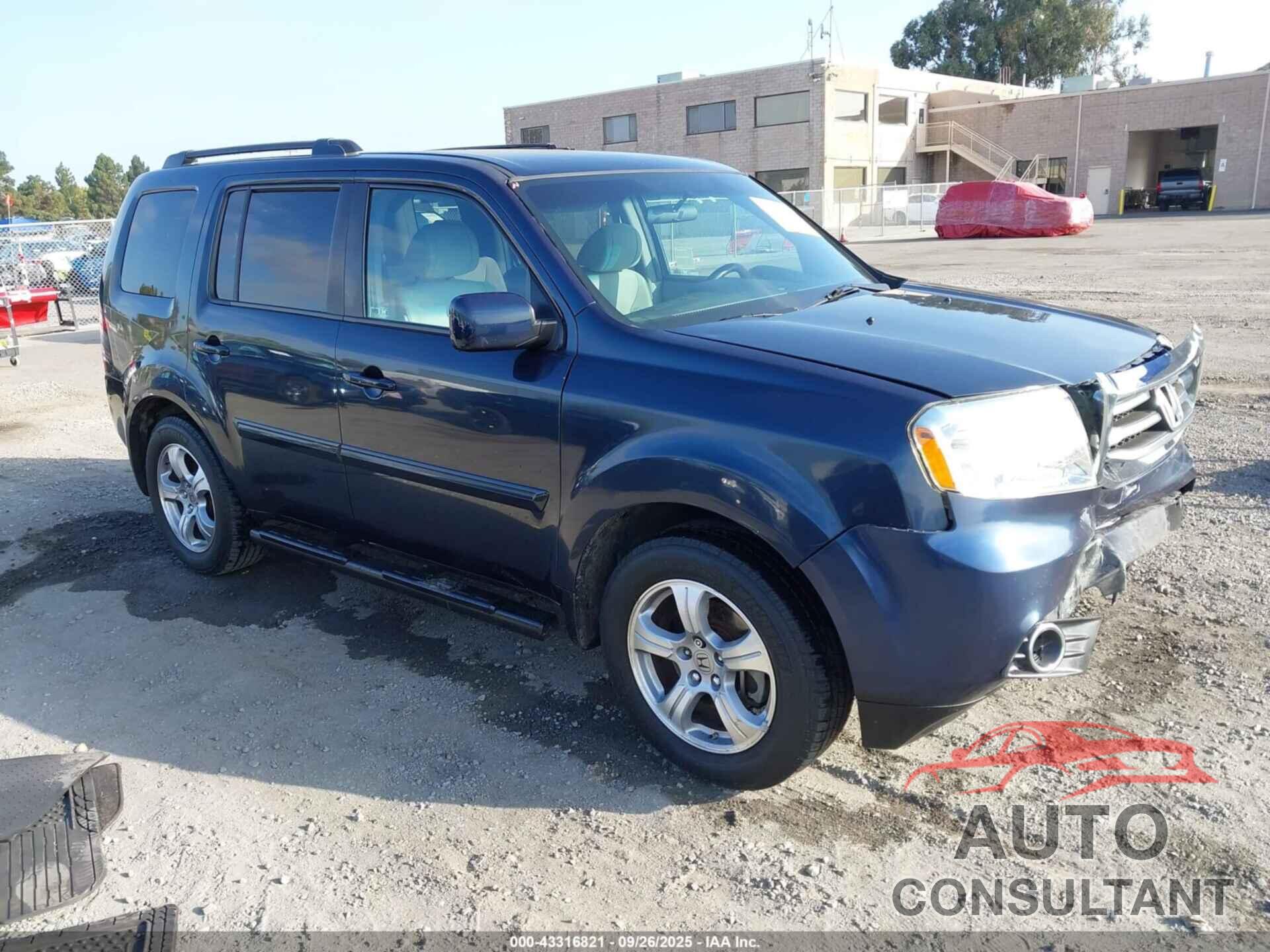 HONDA PILOT 2012 - 5FNYF3H44CB007050