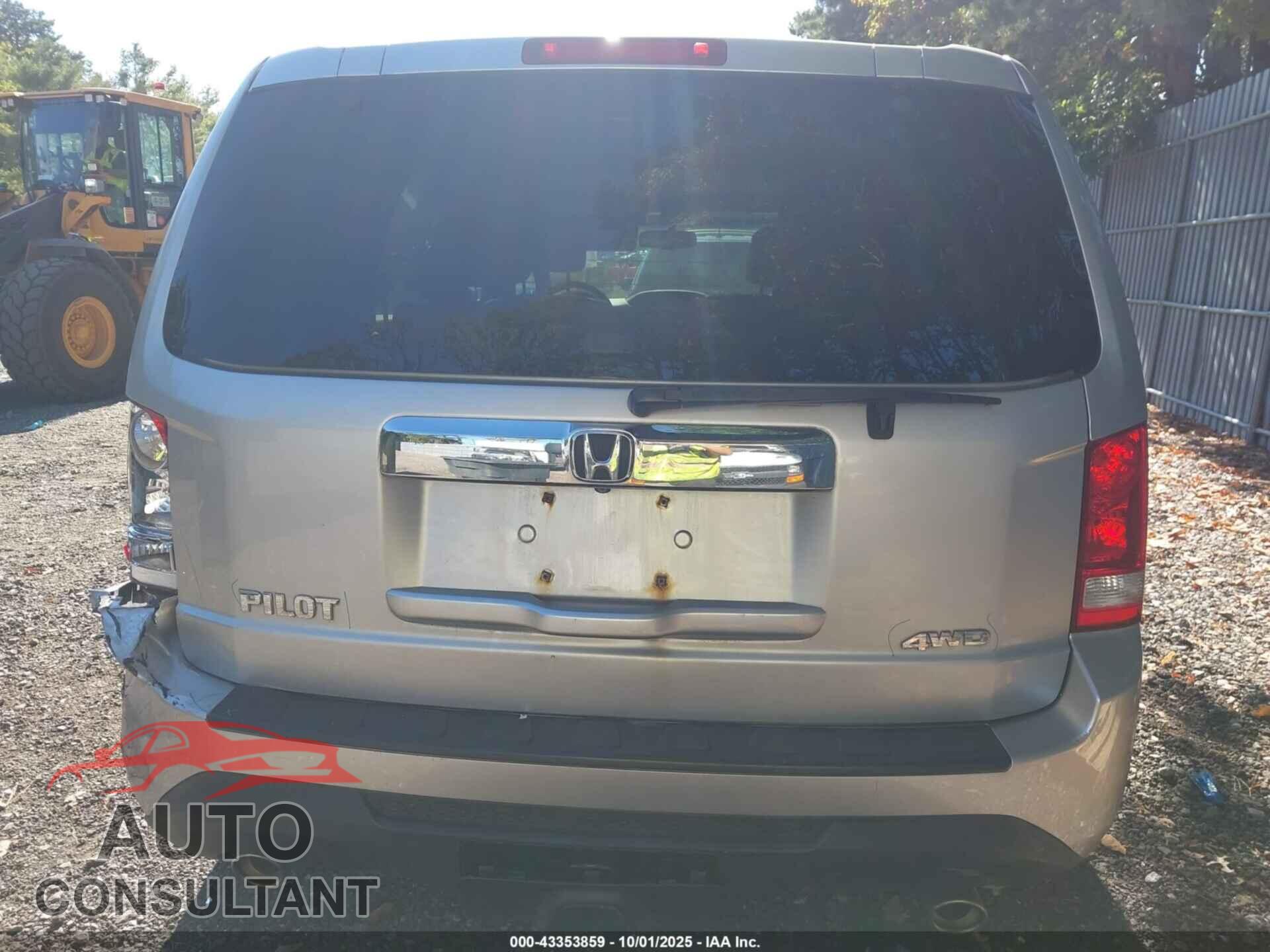 HONDA PILOT 2012 - 5FNYF4H77CB042357