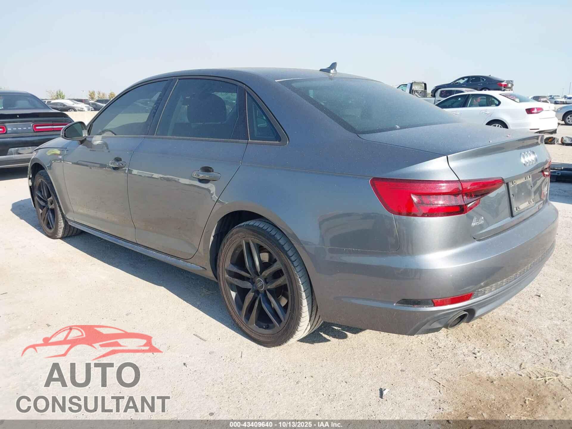 AUDI A4 2017 - WAUKMAF48HN053506