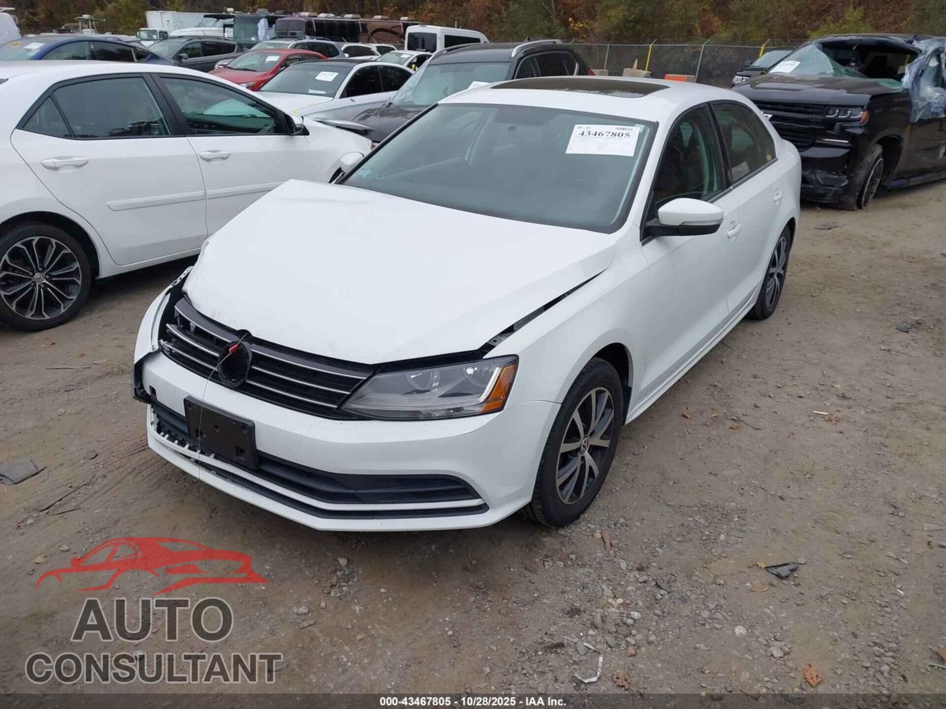VOLKSWAGEN JETTA 2017 - 3VWDB7AJ9HM335372
