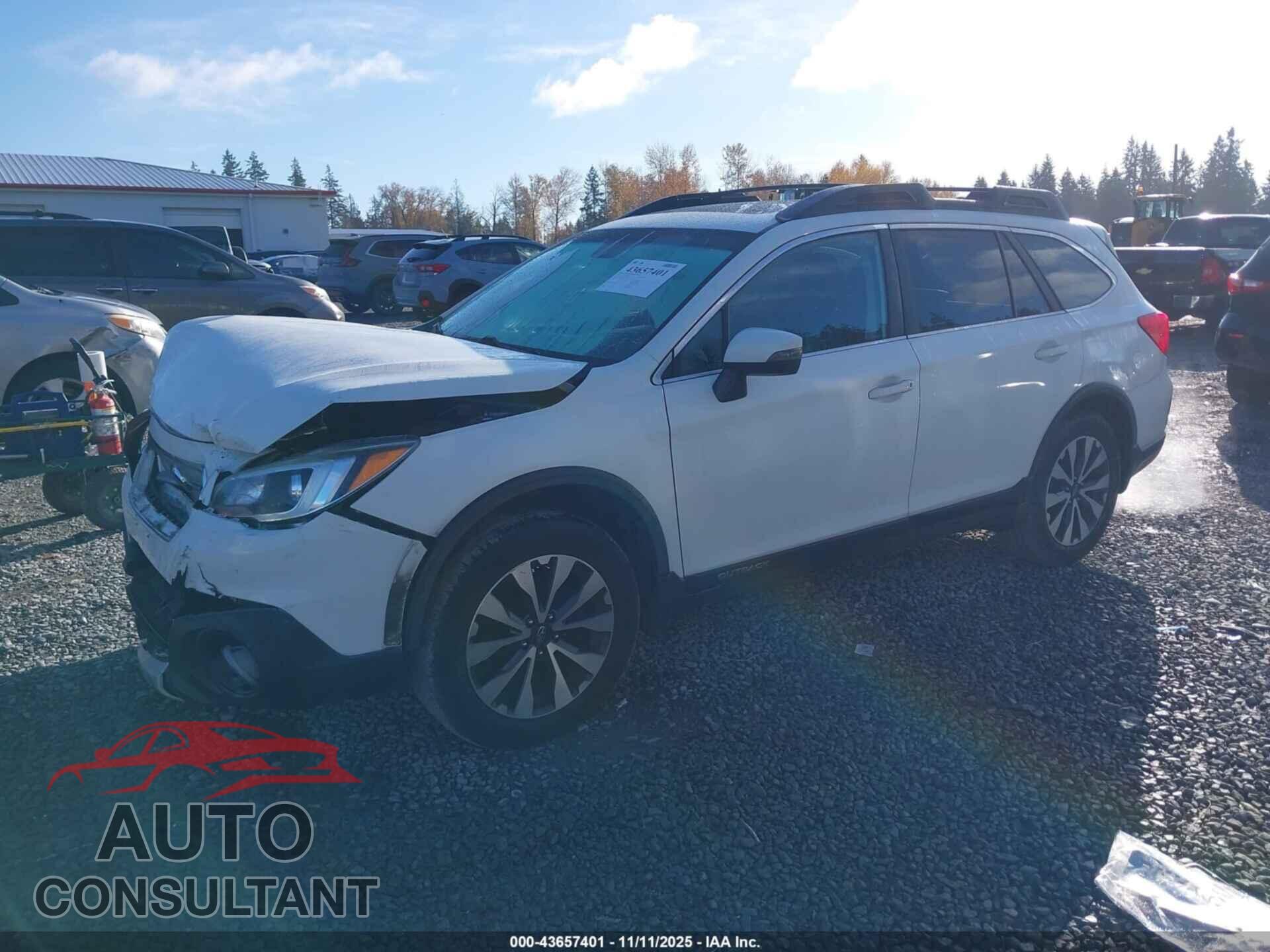 SUBARU OUTBACK 2016 - 4S4BSANC4G3360596
