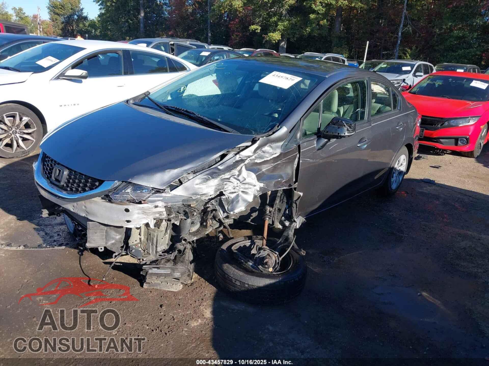 HONDA CIVIC 2013 - 19XFB2F50DE205821