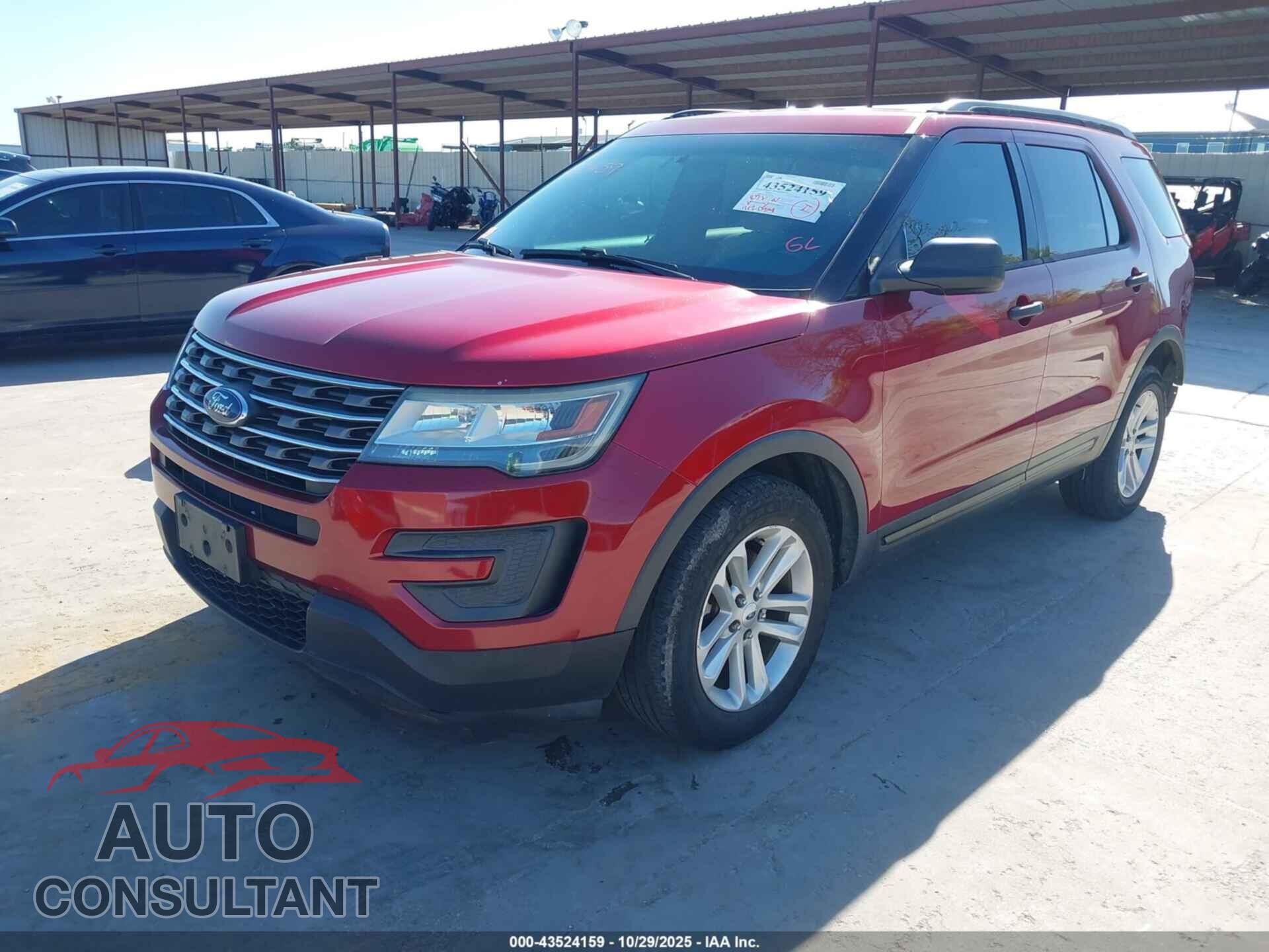 FORD EXPLORER 2017 - 1FM5K7B80HGA98750