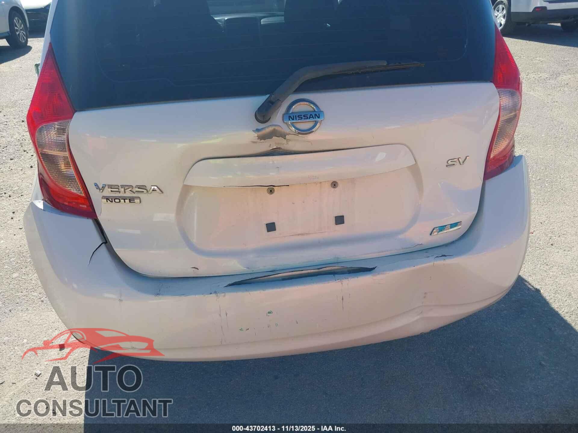 NISSAN VERSA NOTE 2014 - 3N1CE2CP6EL386178