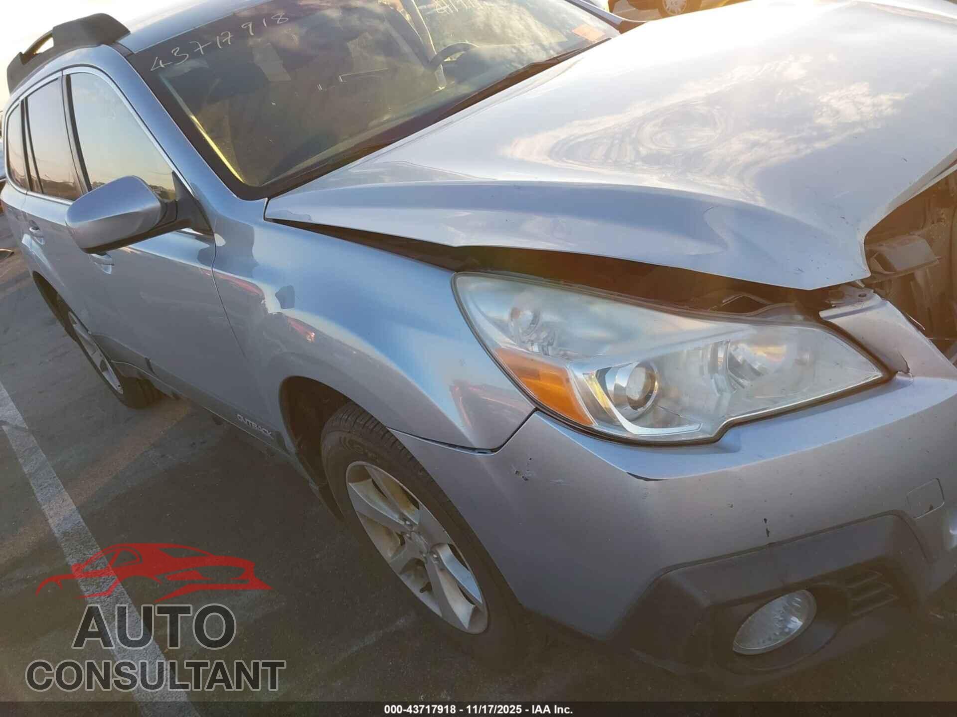SUBARU OUTBACK 2014 - 4S4BRCCC7E3292737