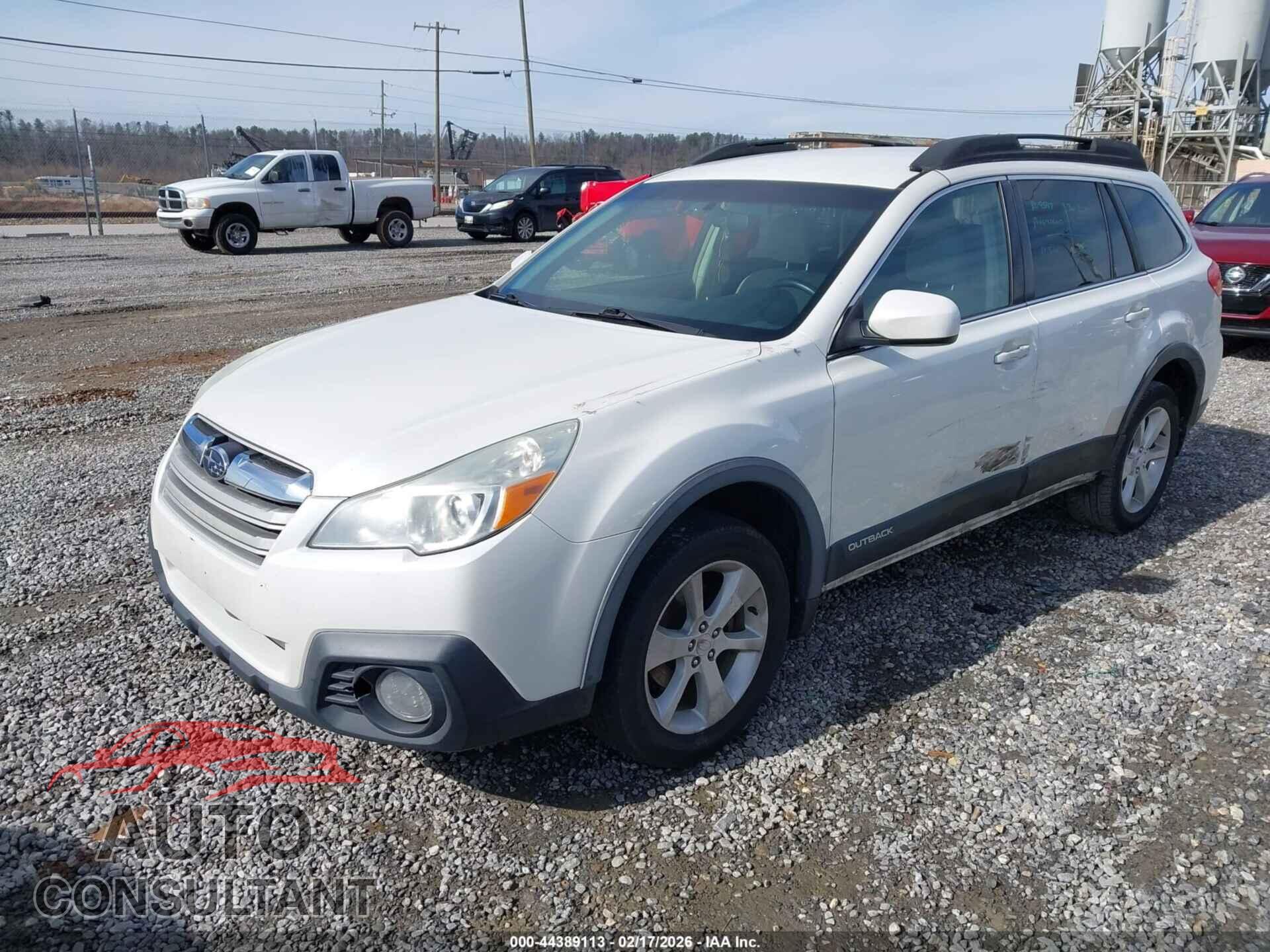 SUBARU OUTBACK 2014 - 4S4BRBCC1E3310045