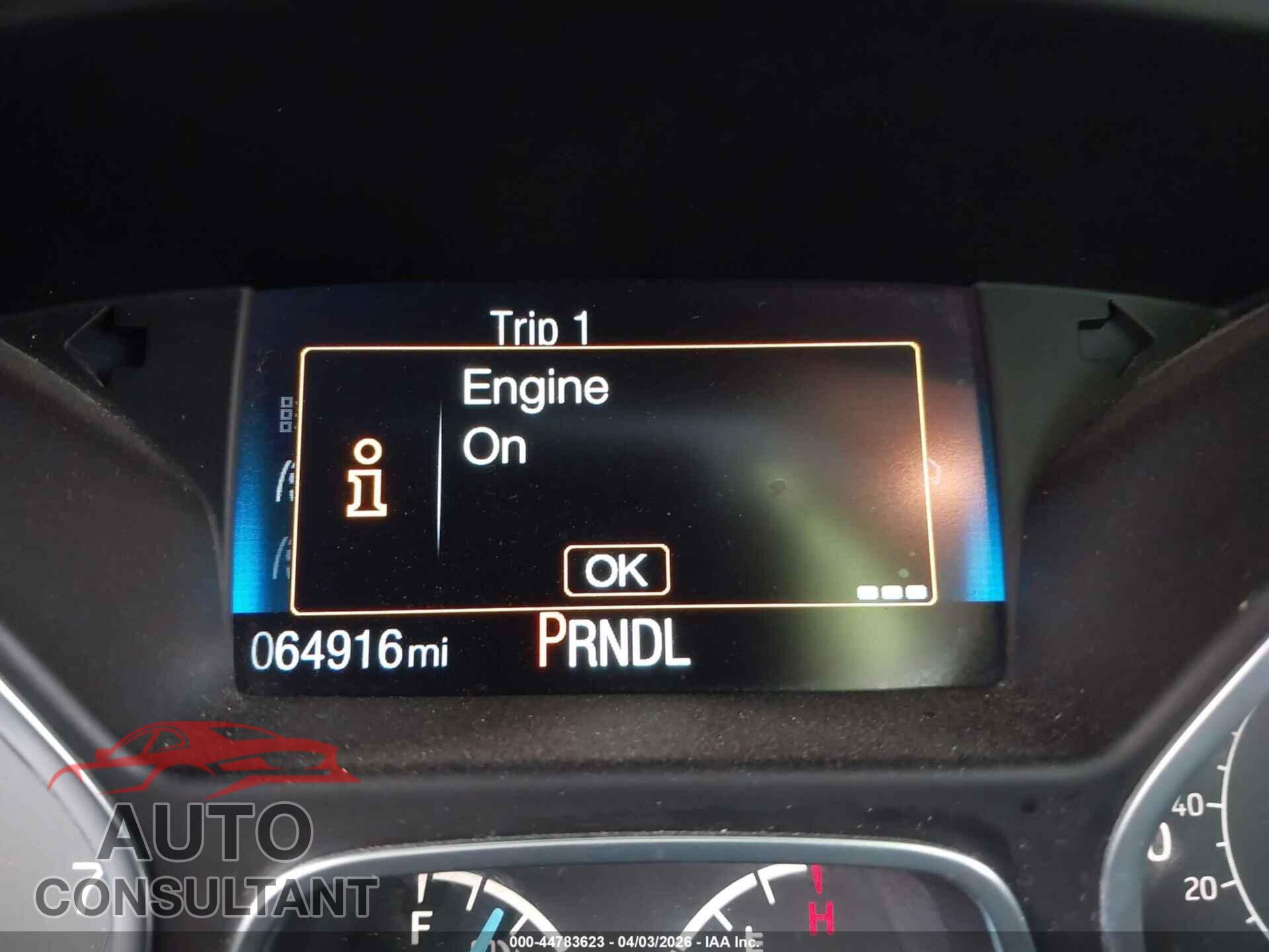 FORD FOCUS 2017 - 1FADP3E22HL332658
